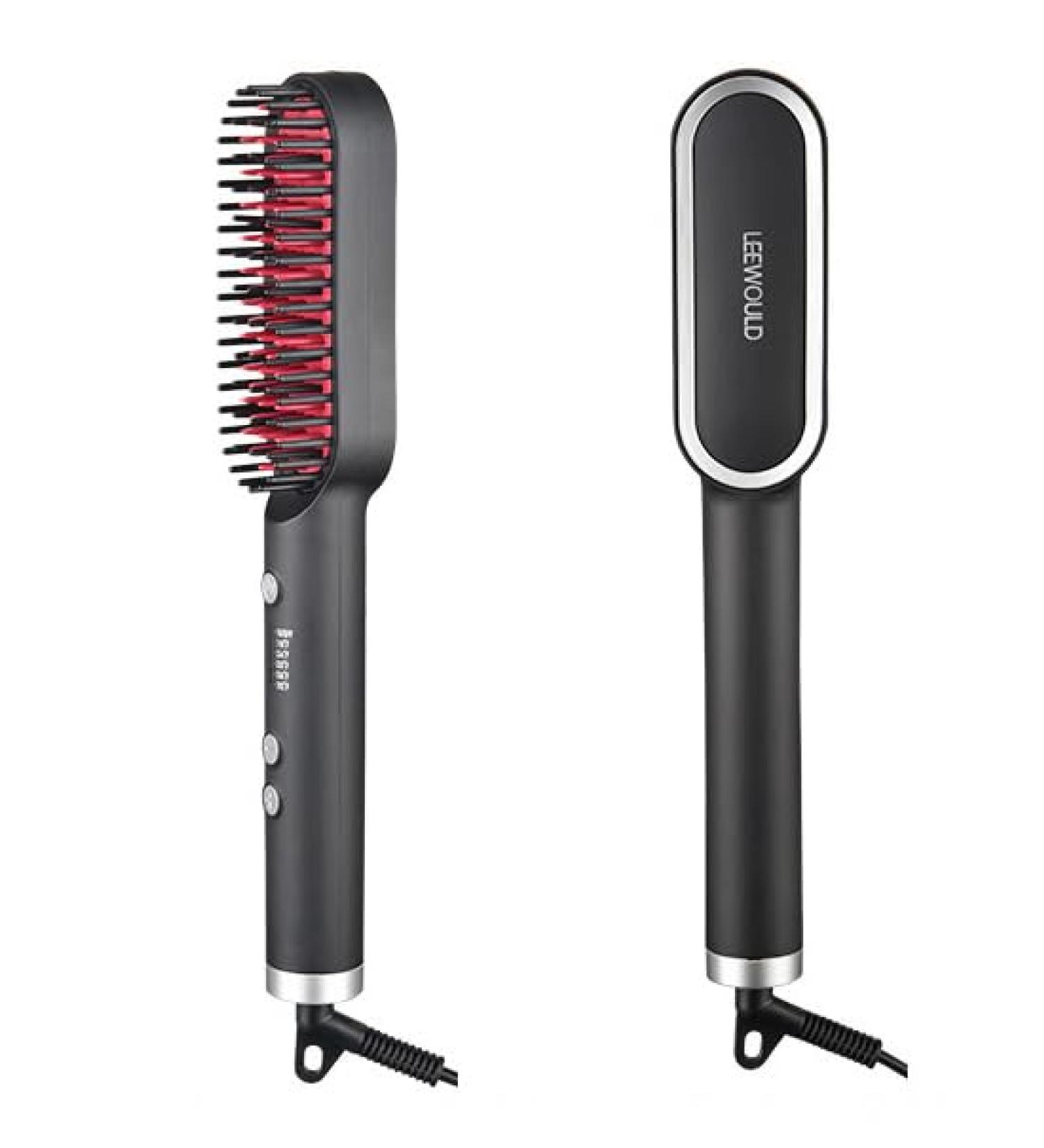 Hair Straightener Brush & DIY Hair Dryer Comb for Men & Women | Daily Use Styling Tool - Best Results - Buy Online on GoSupps.com
