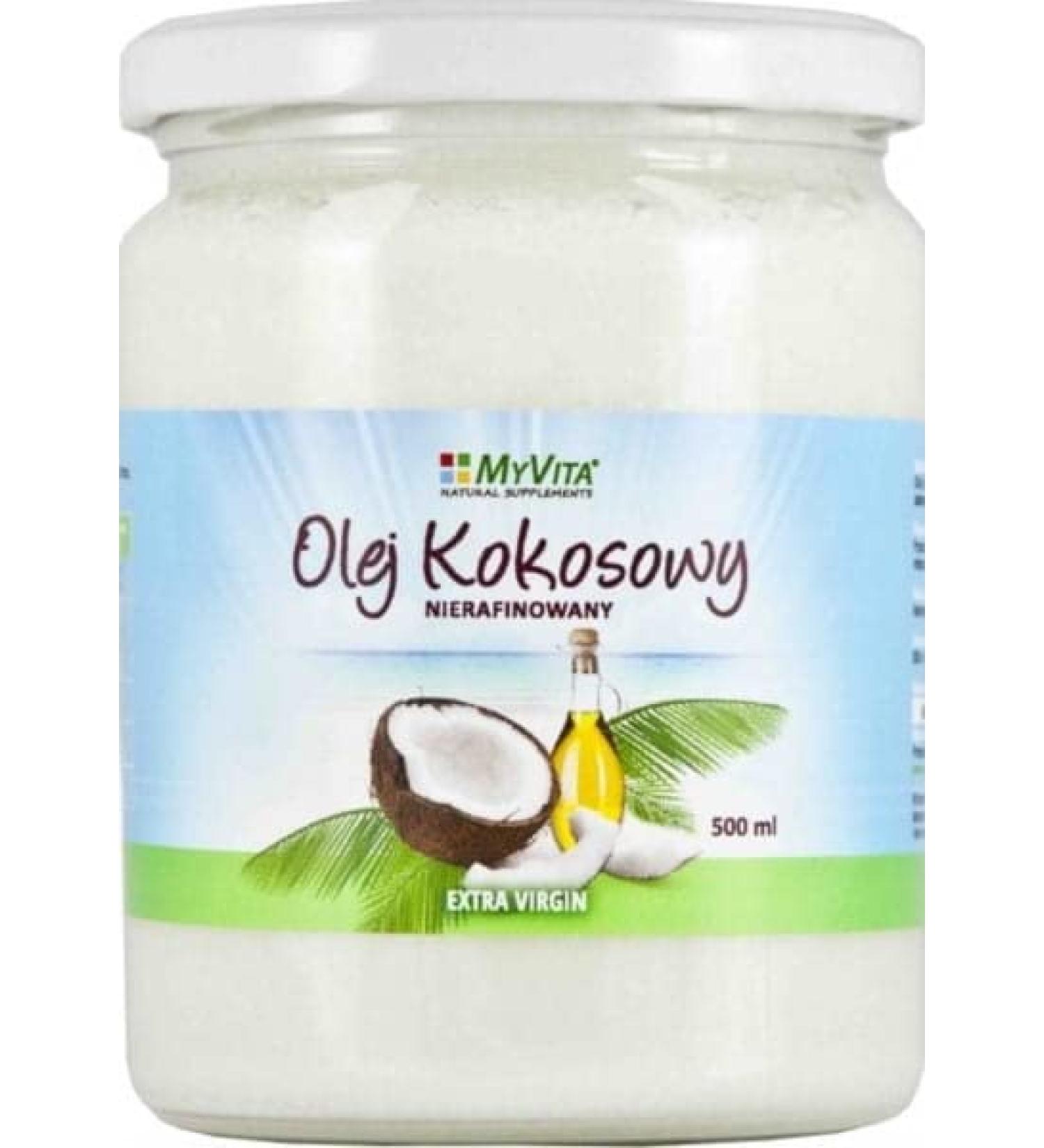 Unrefined Coconut Oil 500ml MYVITA