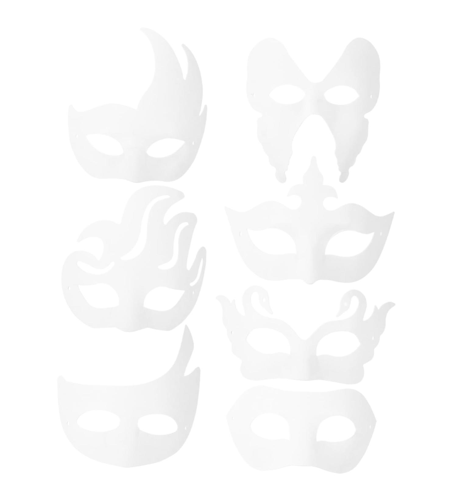 56-Piece DIY Pulp Mask Subscription | Christmas & Halloween Decorations | Kids' Animal Masks & Monochrome Masquerade Costumes | Perfect Gifts for Men & Children - Buy Online on GoSupps.com