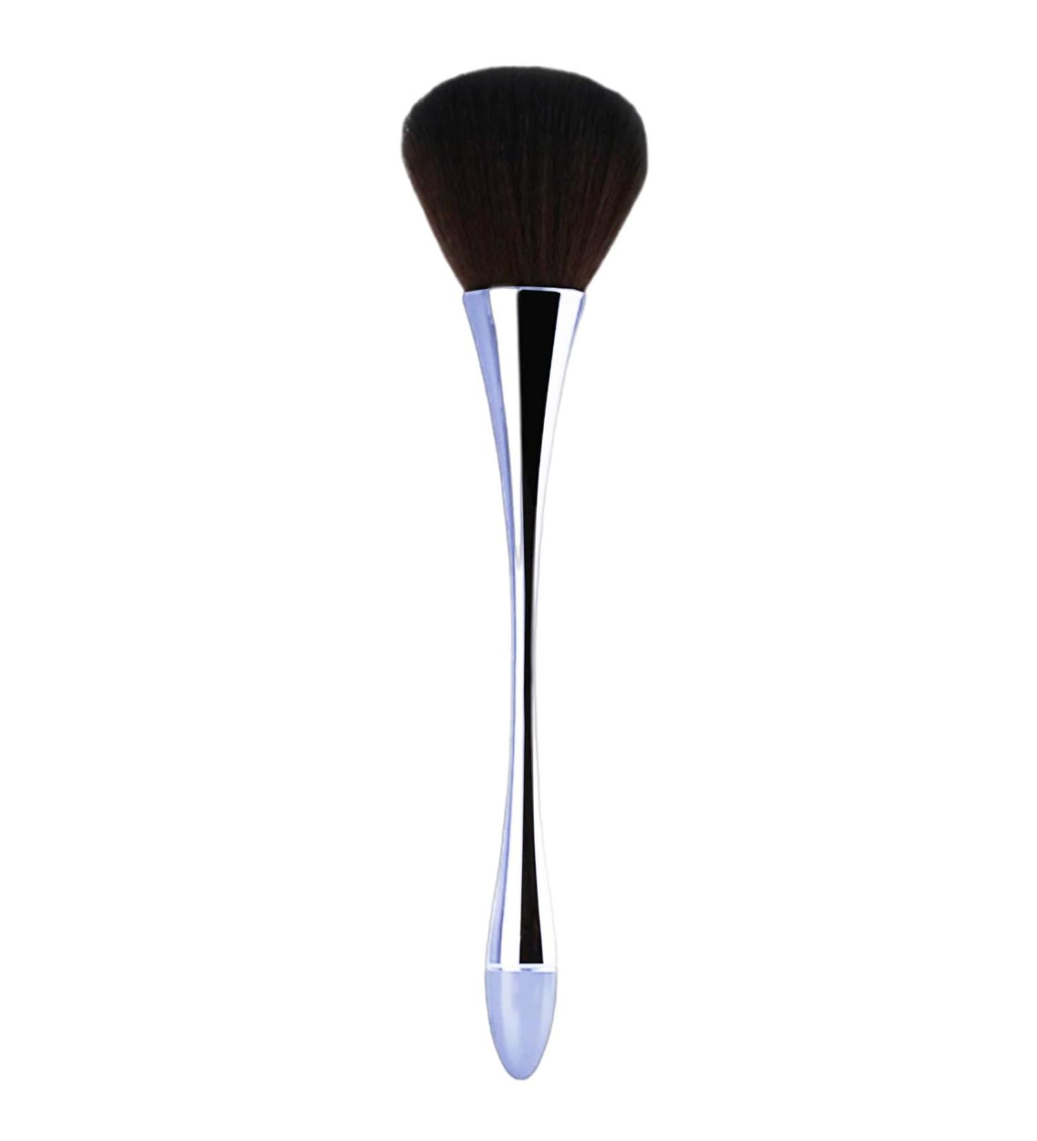 Setting Powder Brush Blush Makeup Loose Powder Brush | Powder Foundation Brush Nail Brushes Face Makeup Tool for Complete Coverage and Prefect Finish grey blue - Buy Online on GoSupps.com