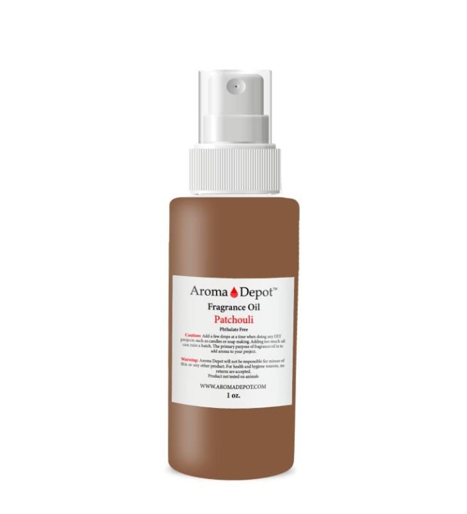 Premium Patchouli 1oz Spray Fragrance Oil | Versatile Perfume & Skin Oil for DIY Candles Bath Bombs & More - Buy Online on GoSupps.com
