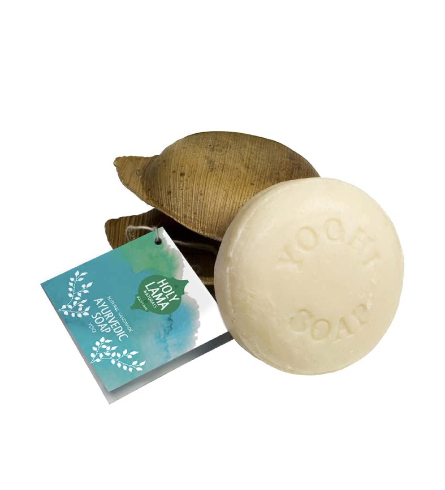  Holy Lama Naturals Holy Lama Set of 2 handmade Ayurvedic natural soaps 2 x 100 g (Yogi) - Buy Online on GoSupps.com