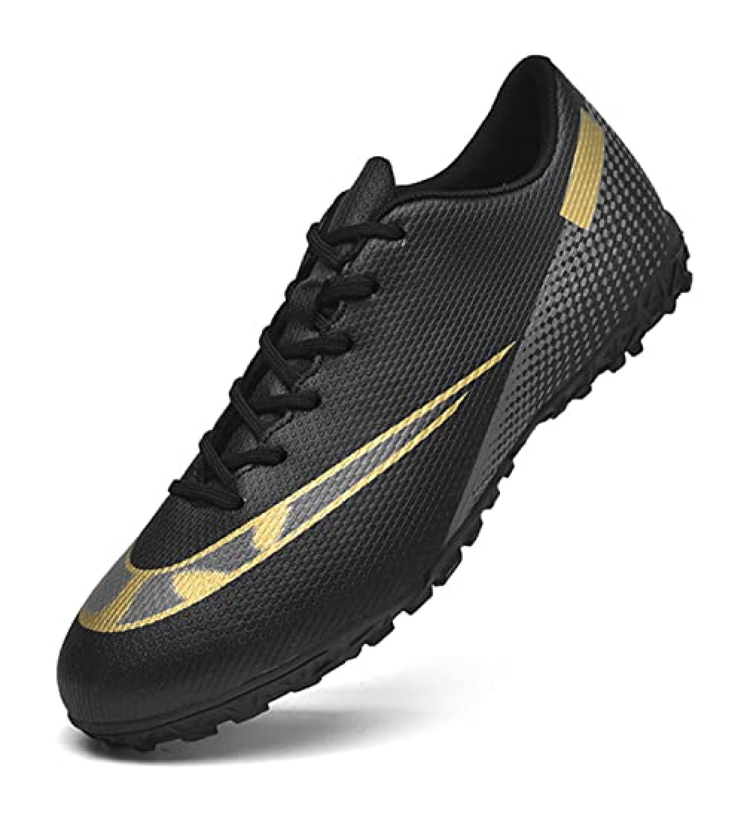 Men's Soccer Cleats High-Top Athletic Football Boots 10.5 Black - HaloTeam - Buy Online on GoSupps.com