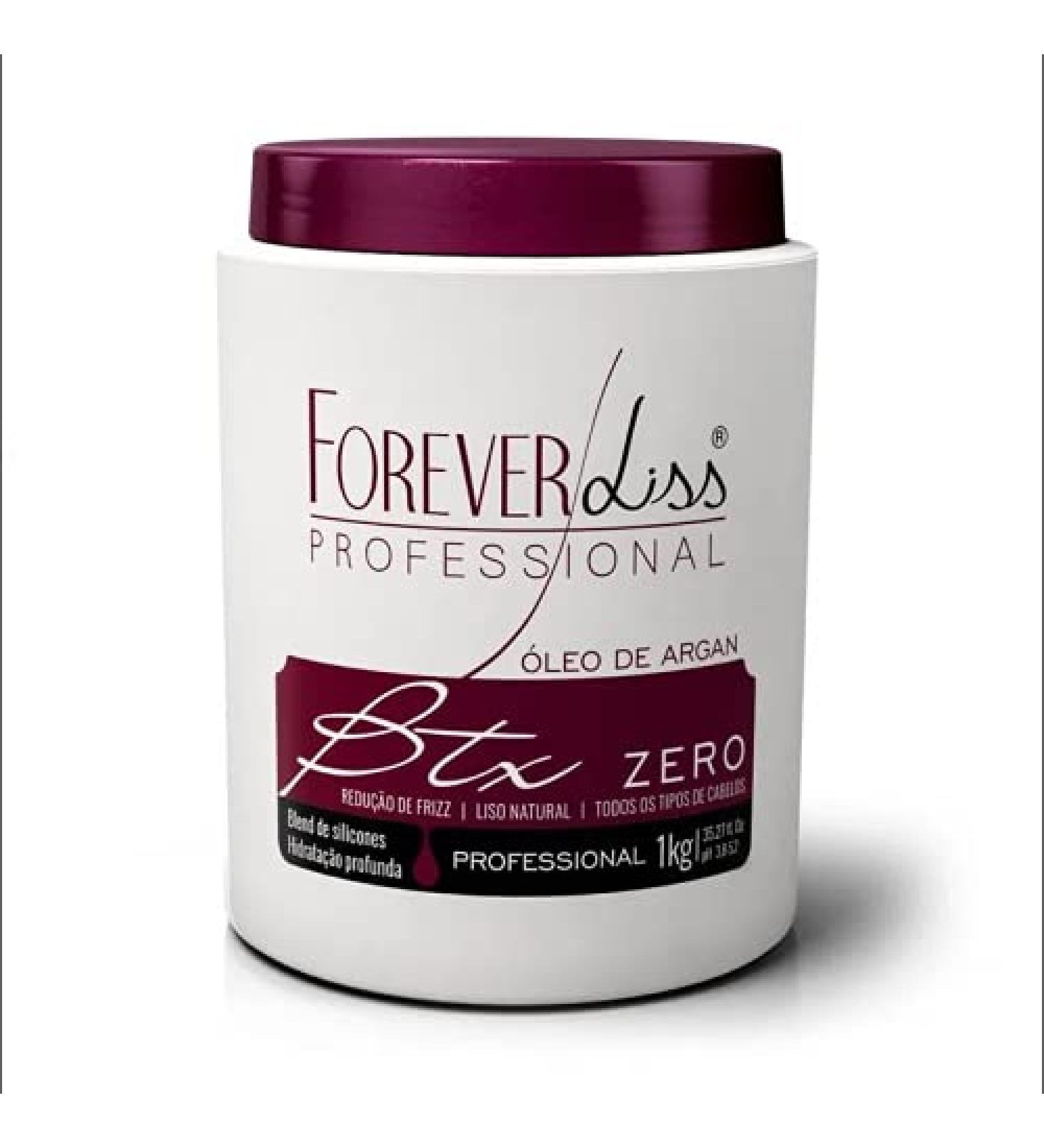 Forever Liss - Linha Btx Zero (Oleo De Argan) - Mascara de Hidratacao Profunda 1000 Gr - (Btx Zero (Argan Oil) Collection - Deep Hydration Mask Net 33.51 Oz)