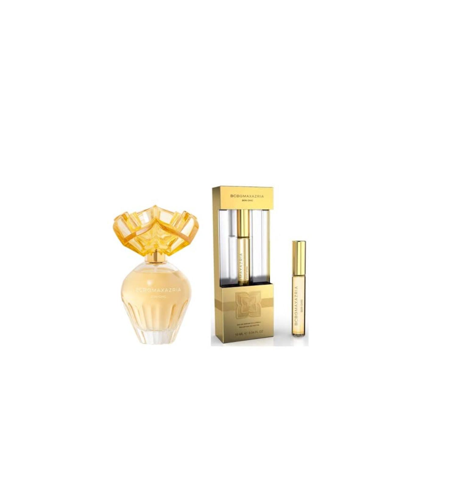 BCBGMAXAZRIA Bon Chic Women's 2 Piece Fragrance Perfume - 100ml/3.4oz EDP Parfum + 10ml/.34oz Rollerball