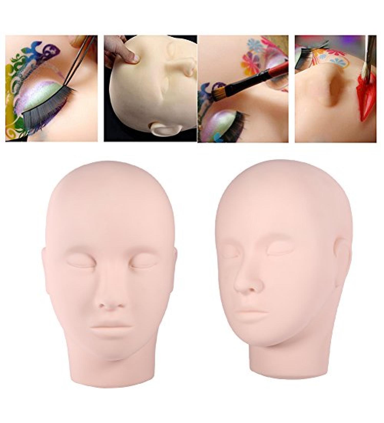 Professional Makeup Training Head for Eyelash Extensions - Ideal Beauty Model & Display Doll - Buy Online on GoSupps.com