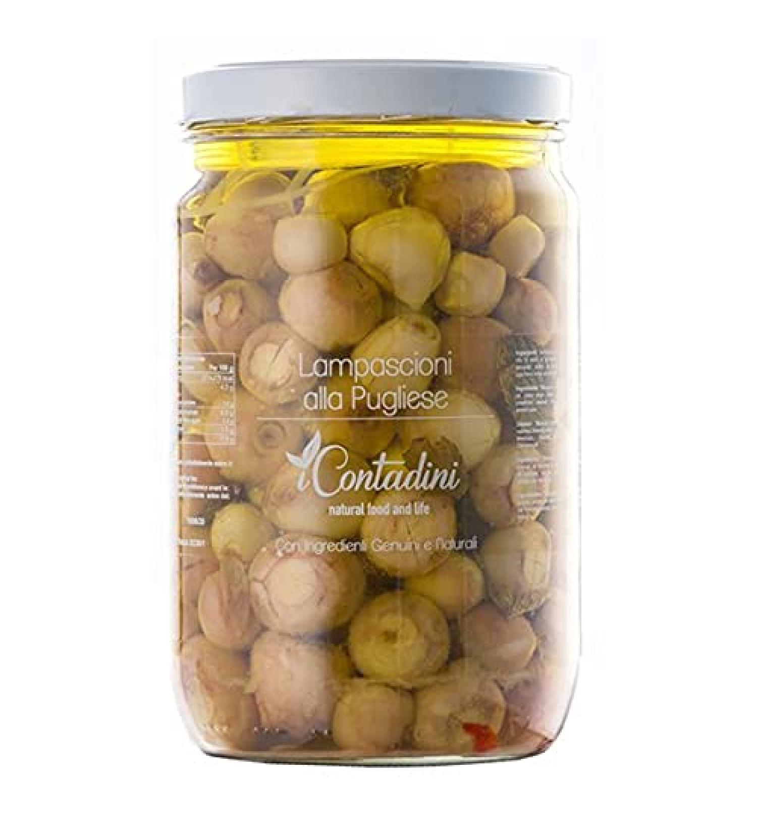 IContadini Lampascioni onions in oil wild onions from Italy 1600 g