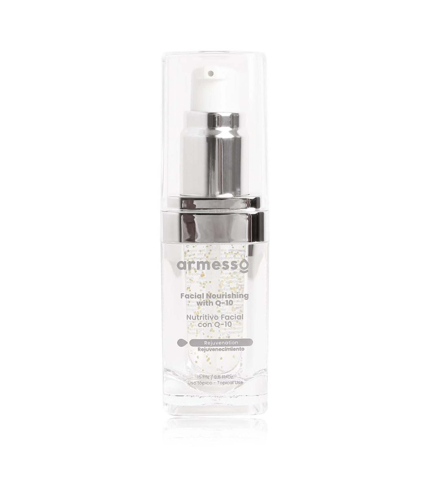 Armesso Facial Nutritive Serum with Q10 - Anti-Aging Moisturizer for Fine Lines & Wrinkles 0.5 Oz (15 ML) - Long-Lasting Hydration for Youthful Skin - Buy Online on GoSupps.com