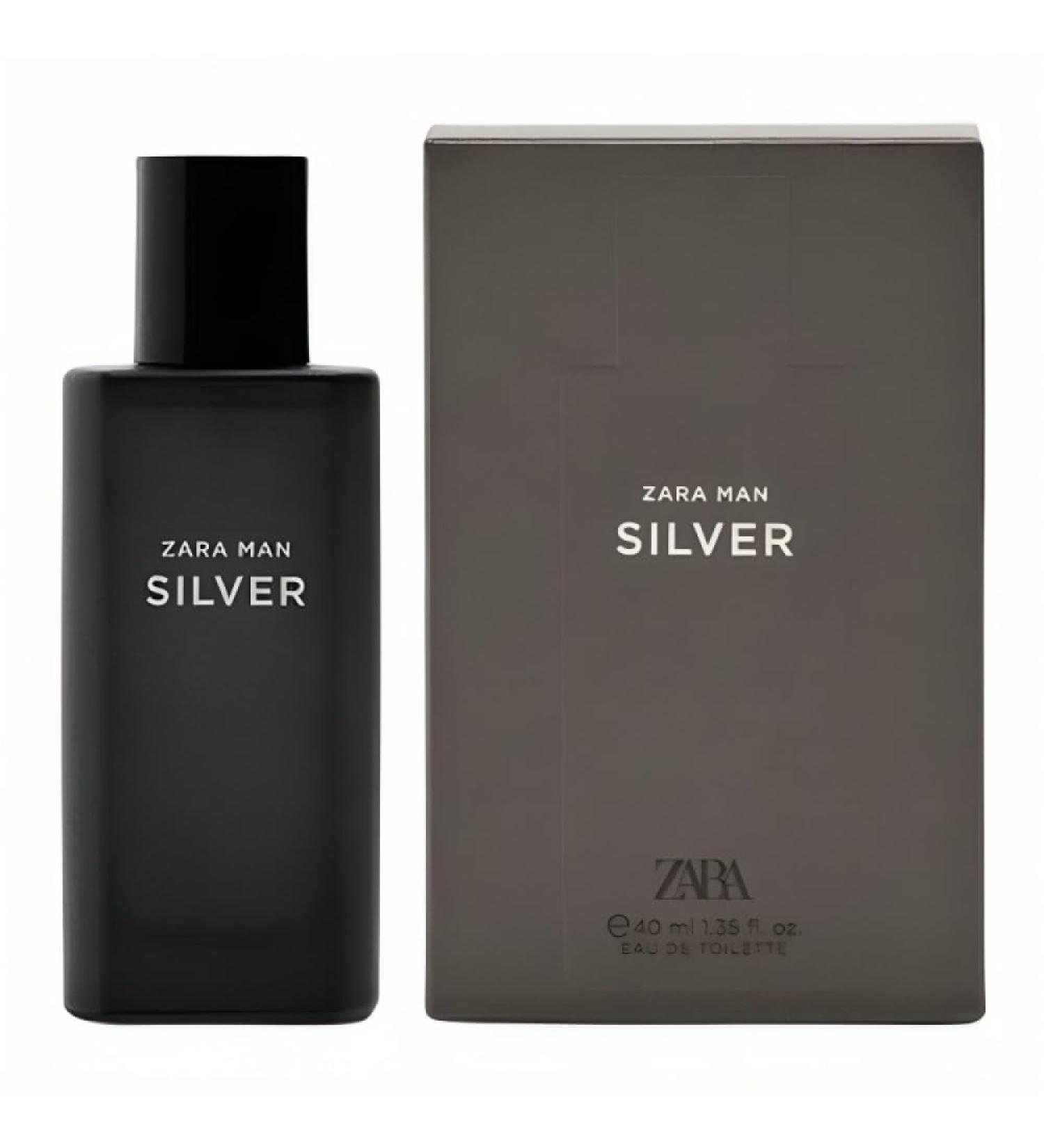 Zara Man Silver Cologne for Men EDT Eau De Toilette 40 ML (1.35 FL OZ) - Buy Online on GoSupps.com