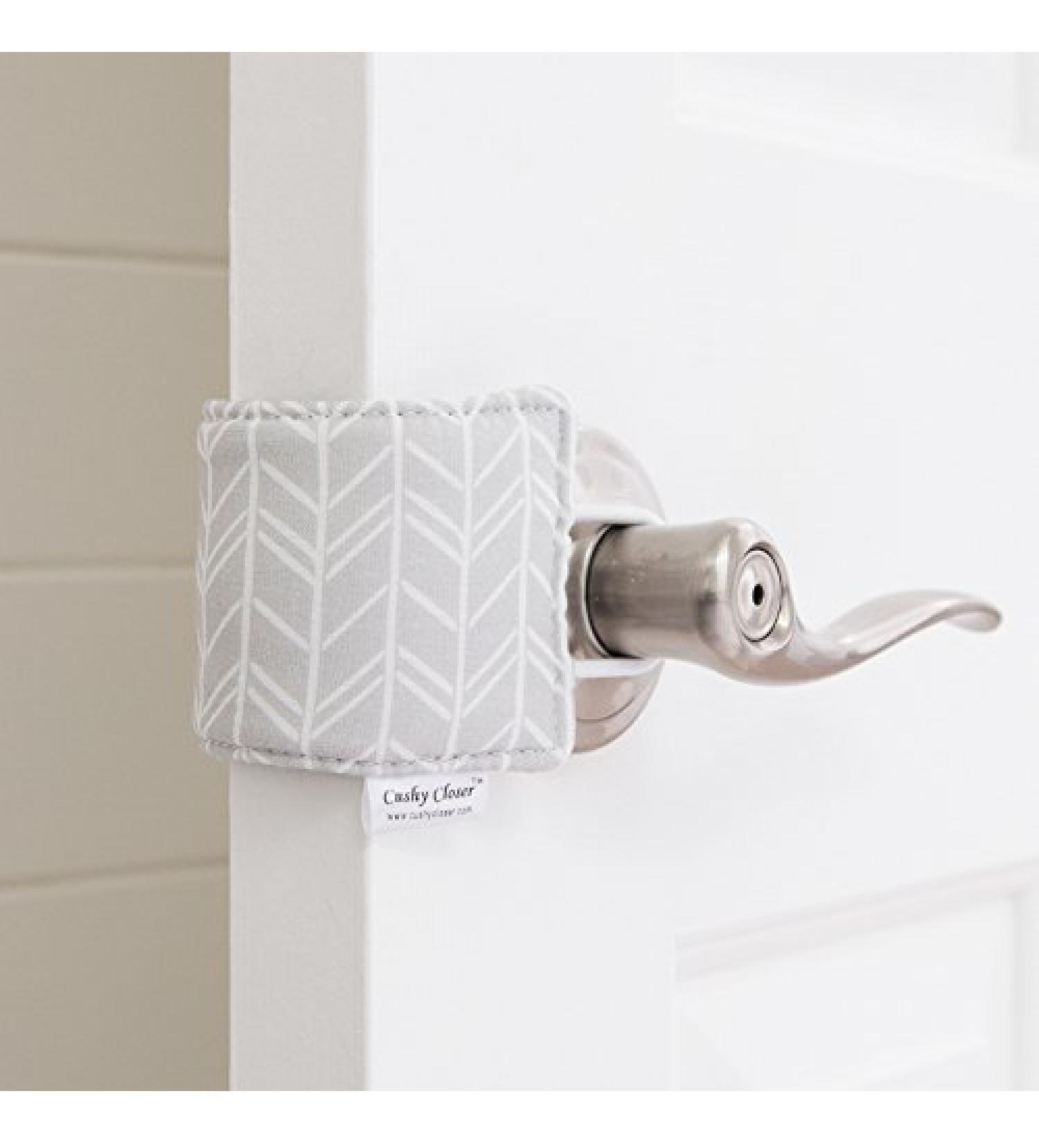 The Original Cushy Closer Door Cushion - Baby Safety Latch Cover | Birch-Gray - Buy Online on GoSupps.com