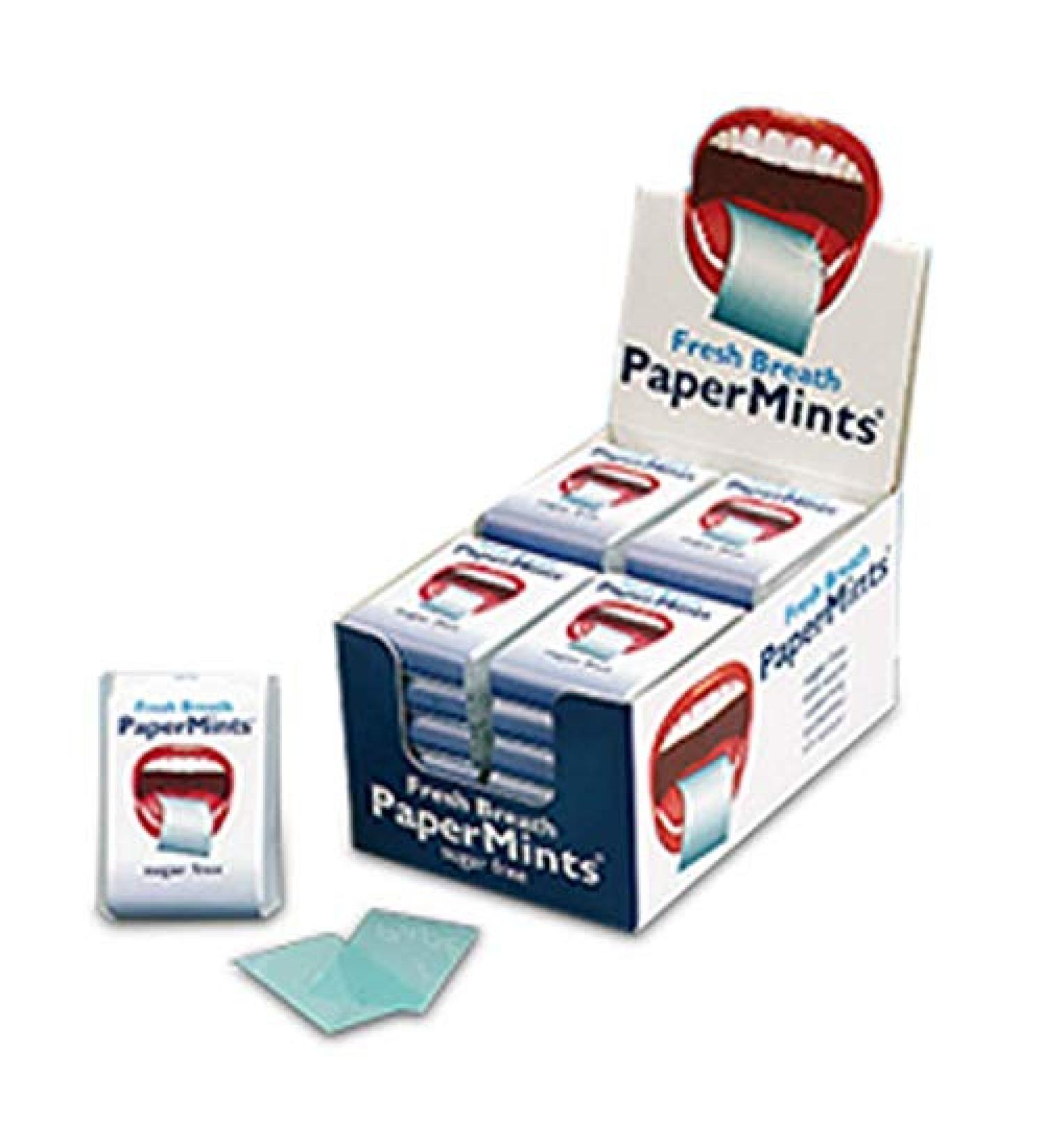 PaperMints Fresh Breath Strips one Box of 24 Pocket-Packs (24 Strips per Pocket-Pack) - Buy Online on GoSupps.com
