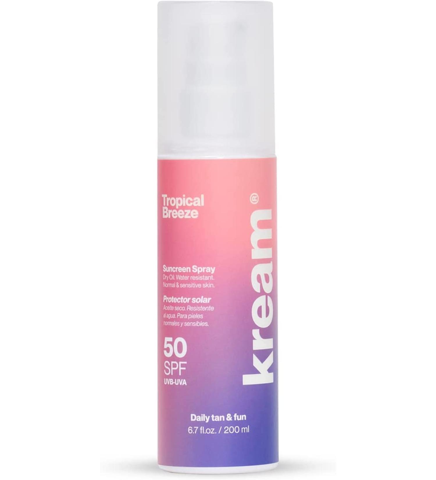  KREAM - DAILY TAN & FUN KREAM Sun Protector SPF50 Tropical Breeze 200 ml - Buy Online on GoSupps.com