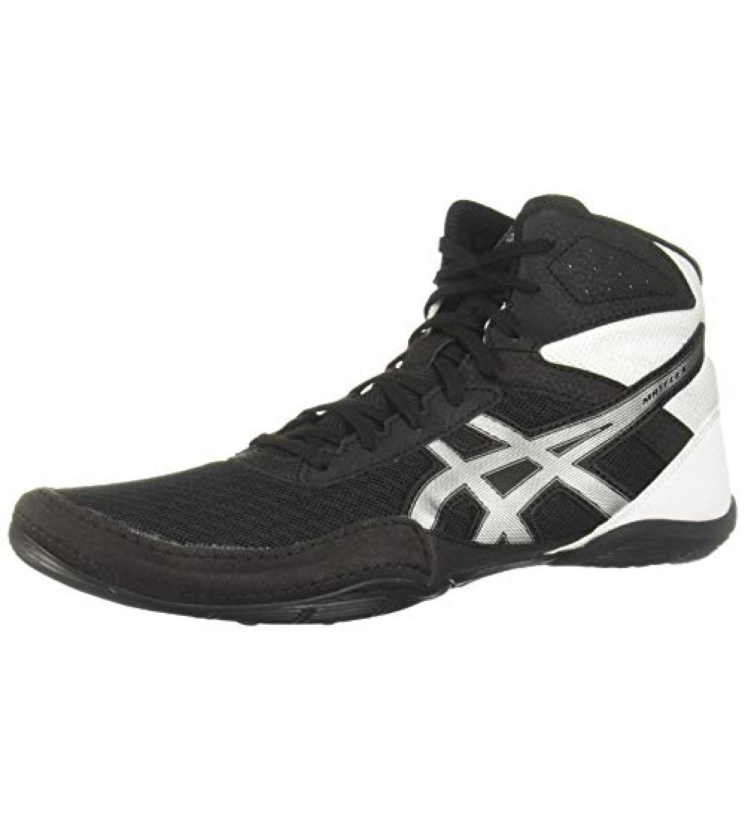 ASICS Men's Matflex 6 Wrestling Shoes 11 - Black/Silver - Buy Online on GoSupps.com