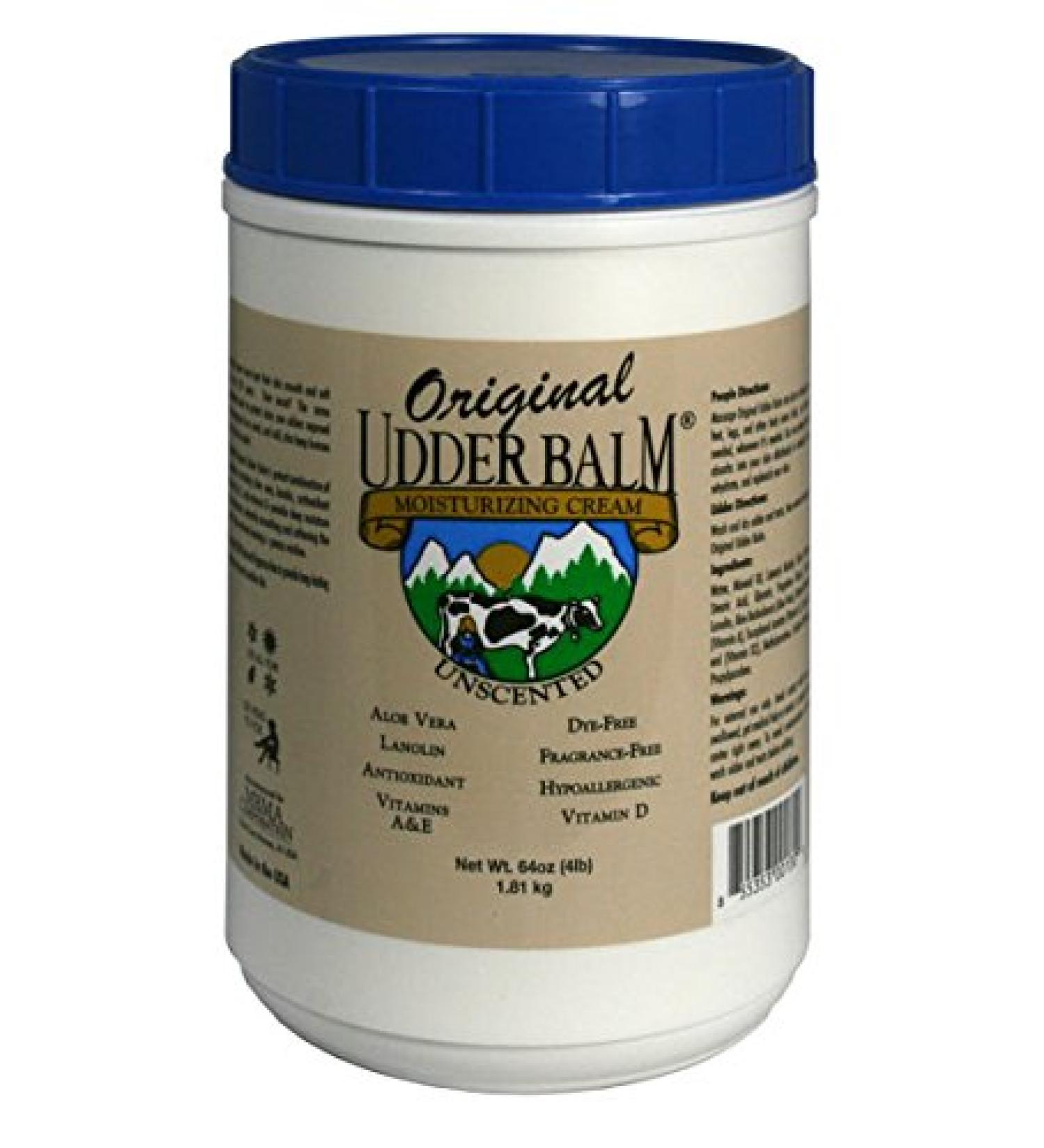 Original Unscented Udder Balm 64 oz Tub - Hypoallergenic Skin Care - Buy Online on GoSupps.com