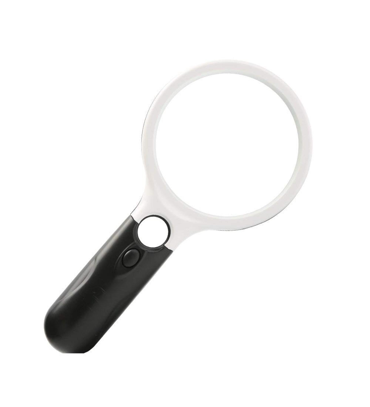 HD Handheld Magnifying Glass 20 Times 10 Times Illuminated High Magnification Made in China - Buy Online on GoSupps.com