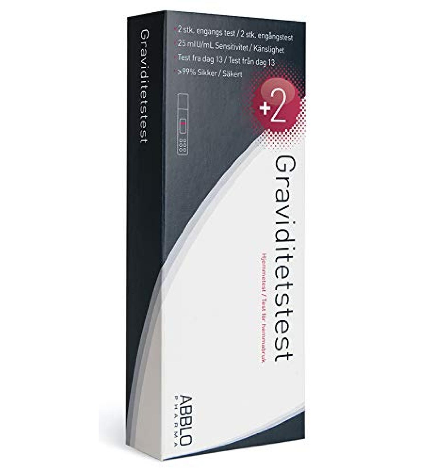 ABBLO Schwangerschaftstest - 25 mlU/mL Sensibilit t - Zuverl ssiger Test f r fr he Schwangerschaftserkennung | Internationaler Versand DK-NO-SE - Buy Online on GoSupps.com