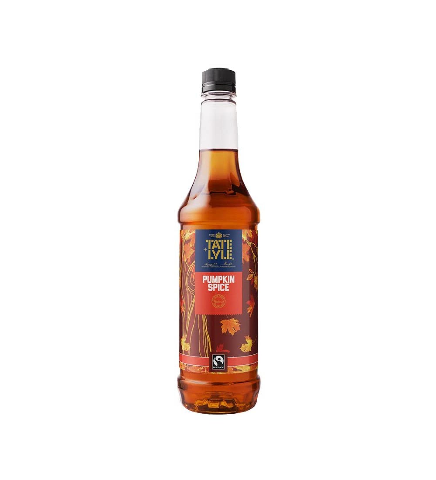Tate & Lyle Pumpkin Spice Coffee Syrup 750ml Fairtrade 1 Bottle No Pump. Pumpkin Spice 750 ml (Pack of 1)
