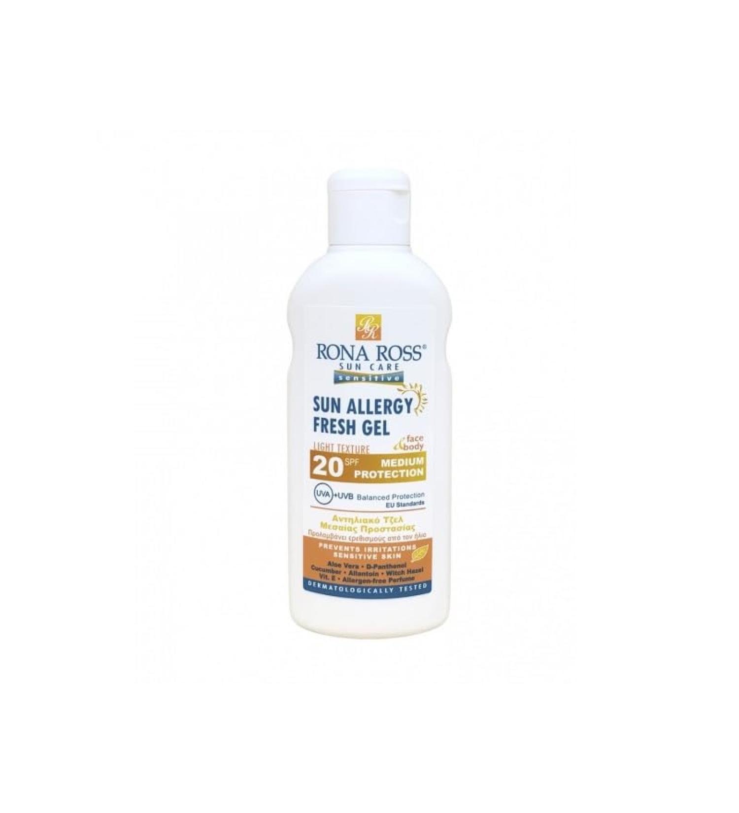 Rona Ross - Sun Care - Sun Allergy Fresh Gel - SPF 20 - MEDIUM PROTECTION