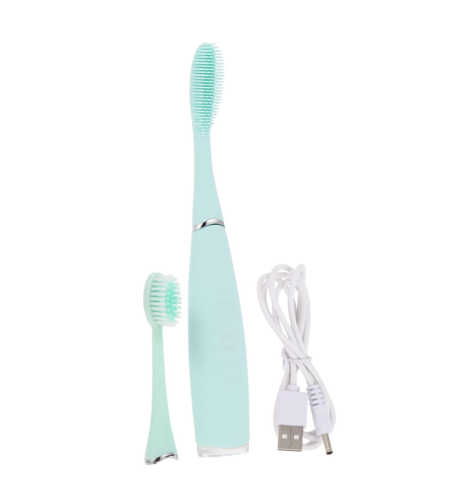 Beaupretty Waterproof Electric Toothbrush for Adults - 2 Pack Silicone Intelligent Household Toothbrushes - Buy Online on GoSupps.com