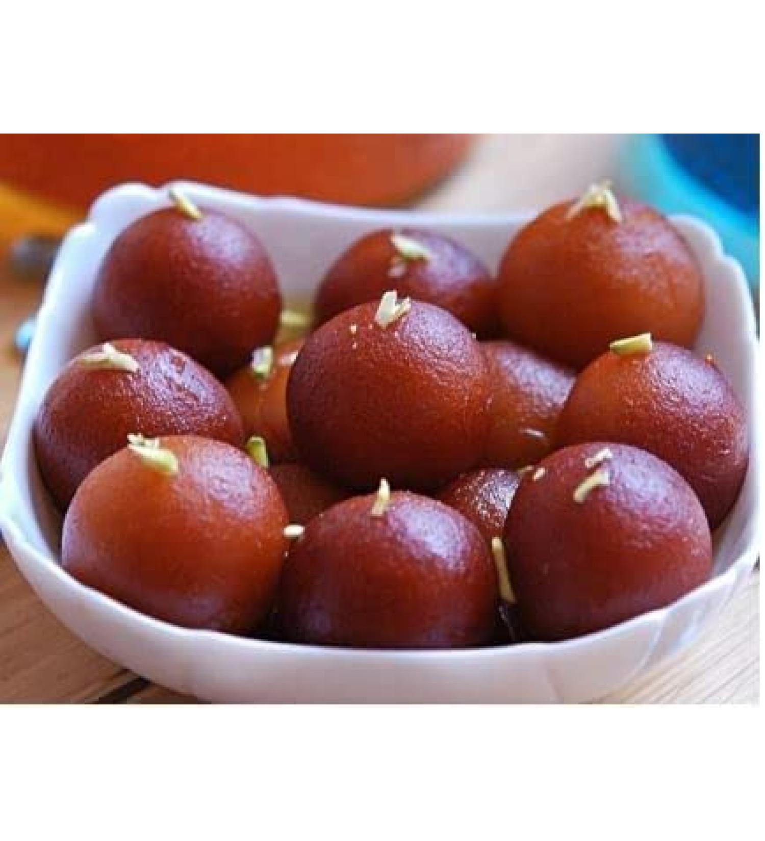 Gulab Jamun 750g Indian Traditional Sweet Best Gift For All Occasion Diwali Holi New year Raksha Bandan Ganesh chaturthi Festival Treat For Family & Friends - Buy Online on GoSupps.com