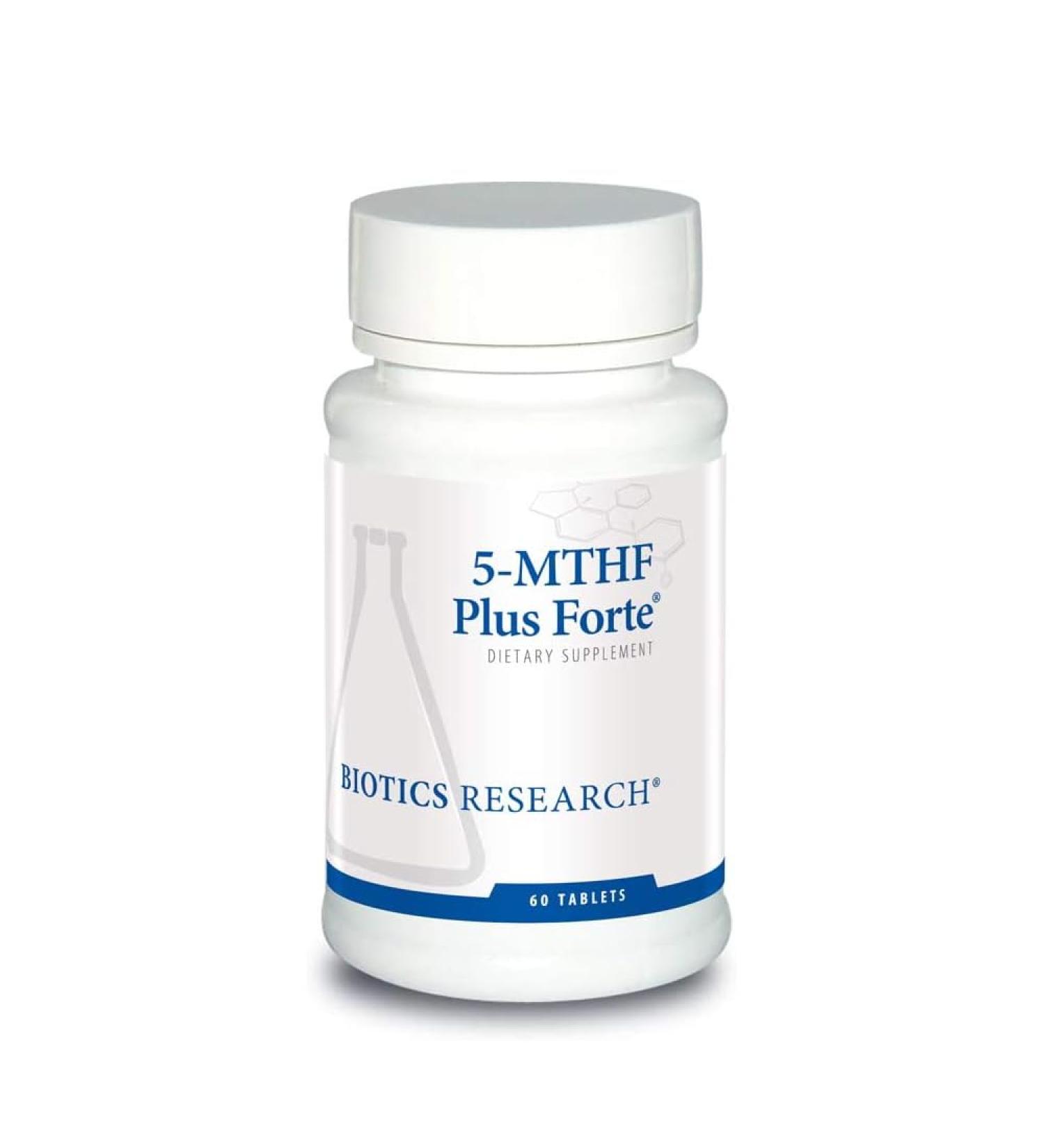 Biotics Research Biotics Research 5-MTHF Plus Forte - Brain Health Promotes Calm Relaxed Mood and Serotonin Production 60 Capsules - Buy Online on GoSupps.com