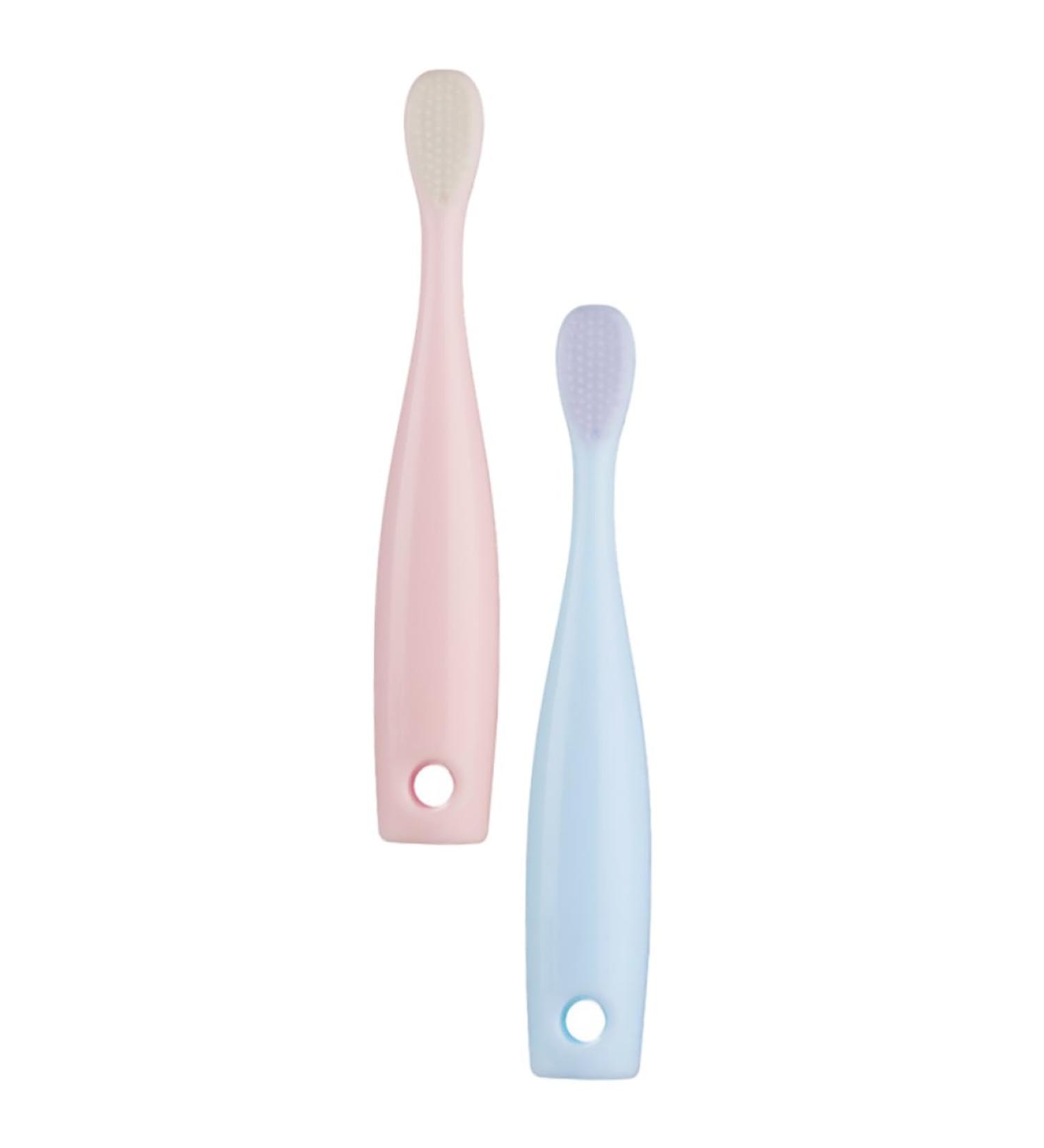Sewoart 2-Pack Baby Toothbrushes | Soft Manual Toothbrushes for Gentle Cleaning | Child Safe PP Detergent Fur - Buy Online on GoSupps.com