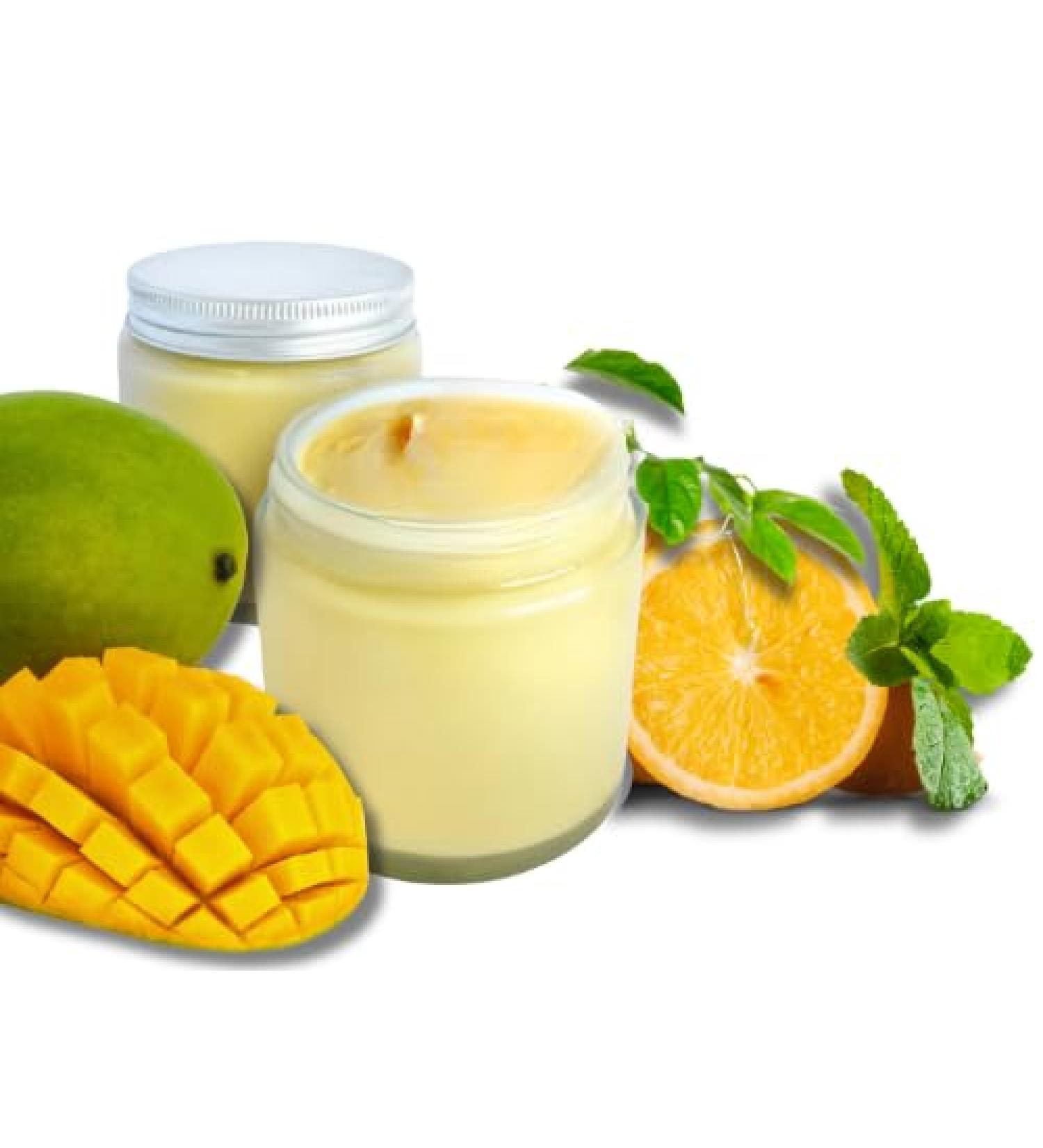 Whipped Mango Body Firming Mousse for All Skin Types Vegan Formula with Sea Buckthorn Mango Butter and Grapeseed Oil - The Green Cupcake Skincare - Buy Online on GoSupps.com