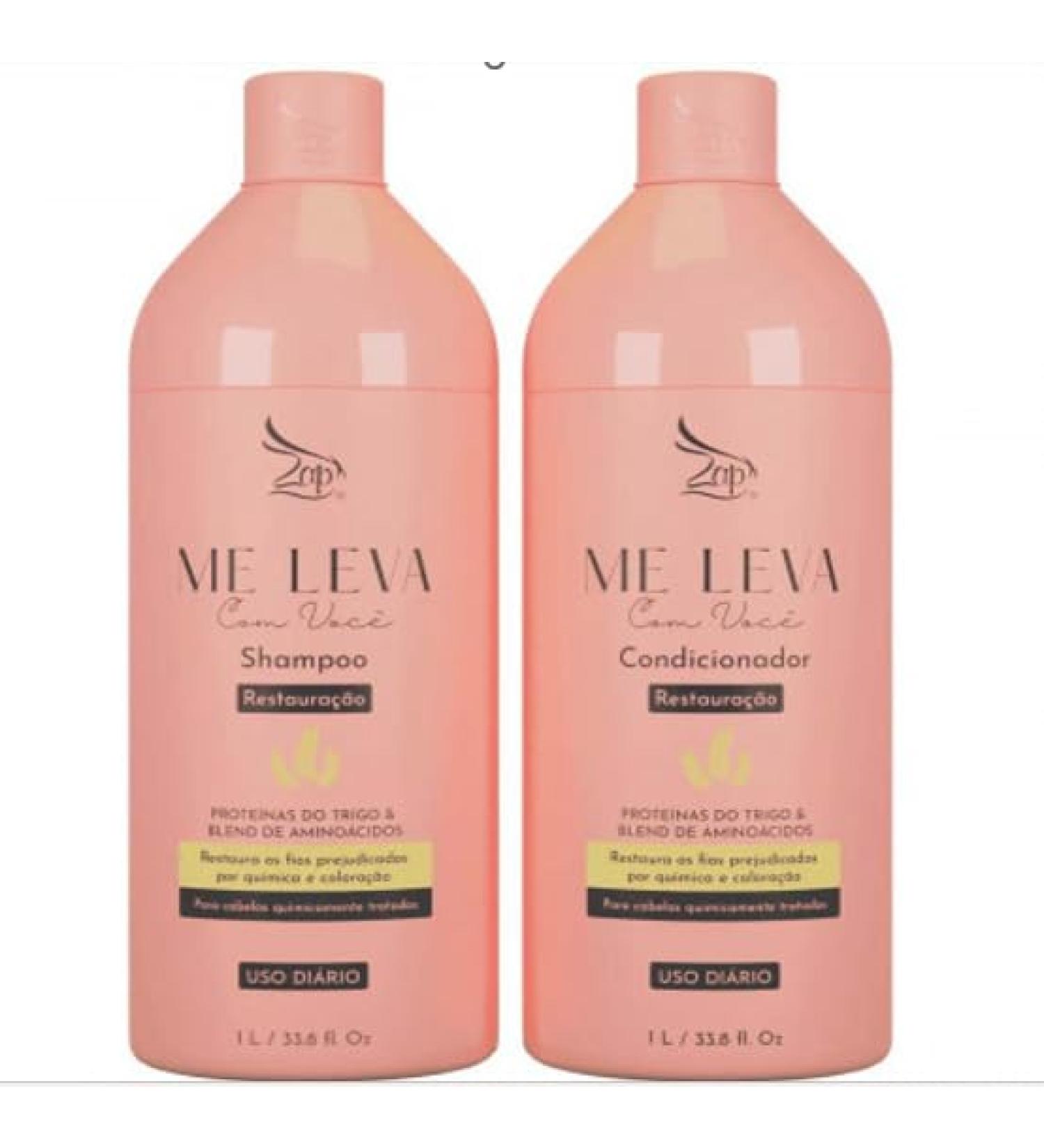 G n rique Zap Me Leva Com Voc Protein Moisturizing Beauty - 2x1L