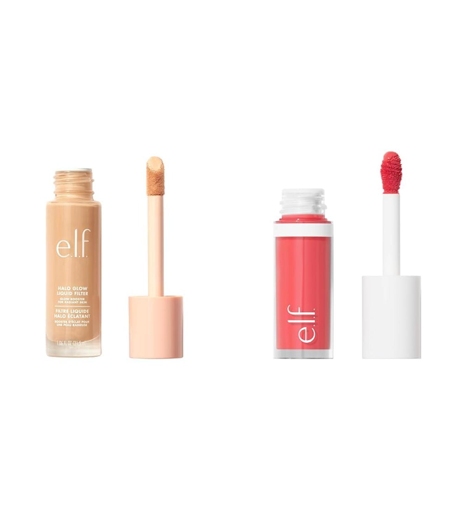 e.l.f. Halo Glow Liquid Filter Complexion Booster For A Glowing & Camo Liquid Blush Long-Lasting Liquid Blush For High-Pigment Colour - Buy Online on GoSupps.com