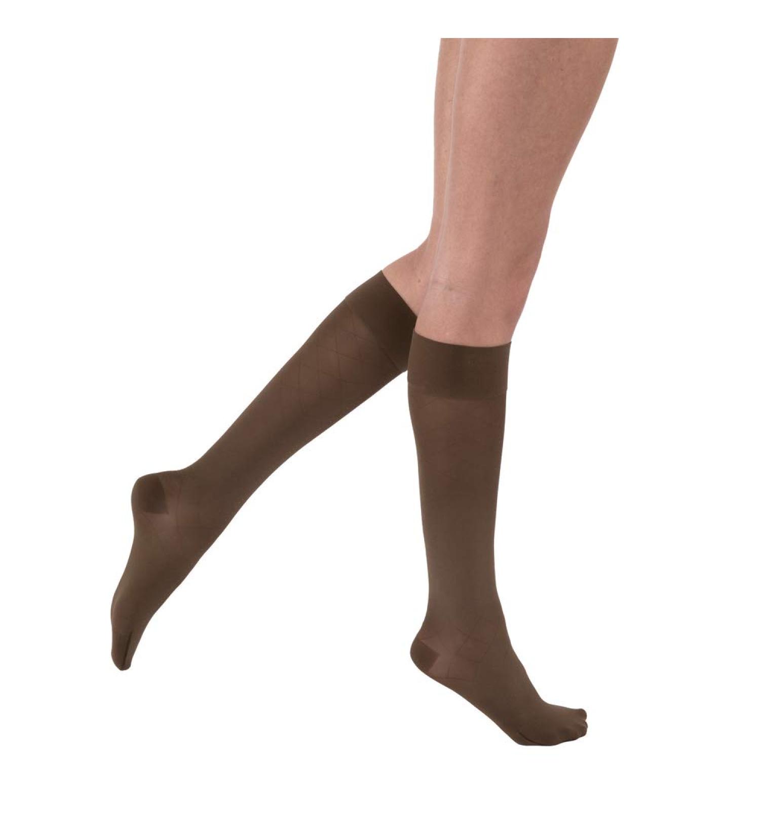 JOBST UltraSheer Diamond Compression Stocking 20-30mmHg Knee High X-Large Espresso - International Shipping Available - Buy Online on GoSupps.com
