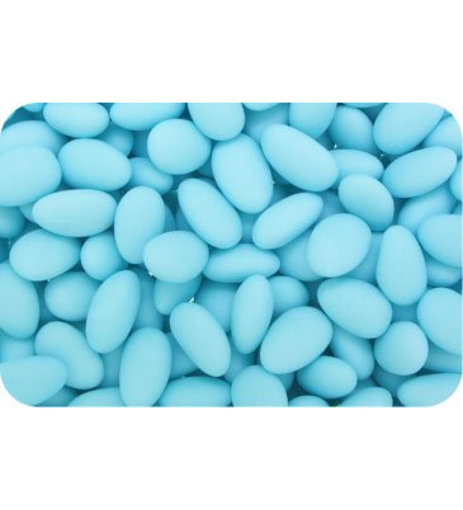 Sugared Almonds Blue Luxury Wedding Favour Confectionery Sweets (1kg Box/approx 250 pieces)