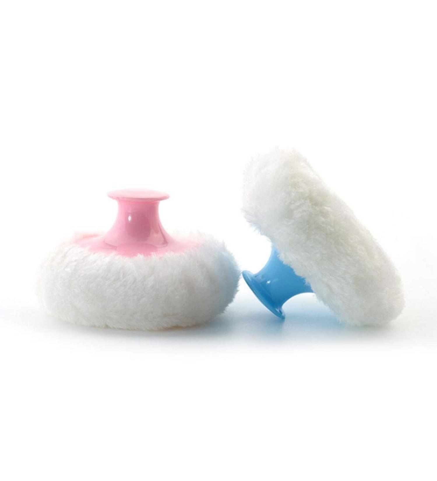 WOIWO 2PCS Premium Soft Body Cosmetics Powder Puff | Talcum Powder Applicator for Flawless Finish - International Shipping Available - Buy Online on GoSupps.com