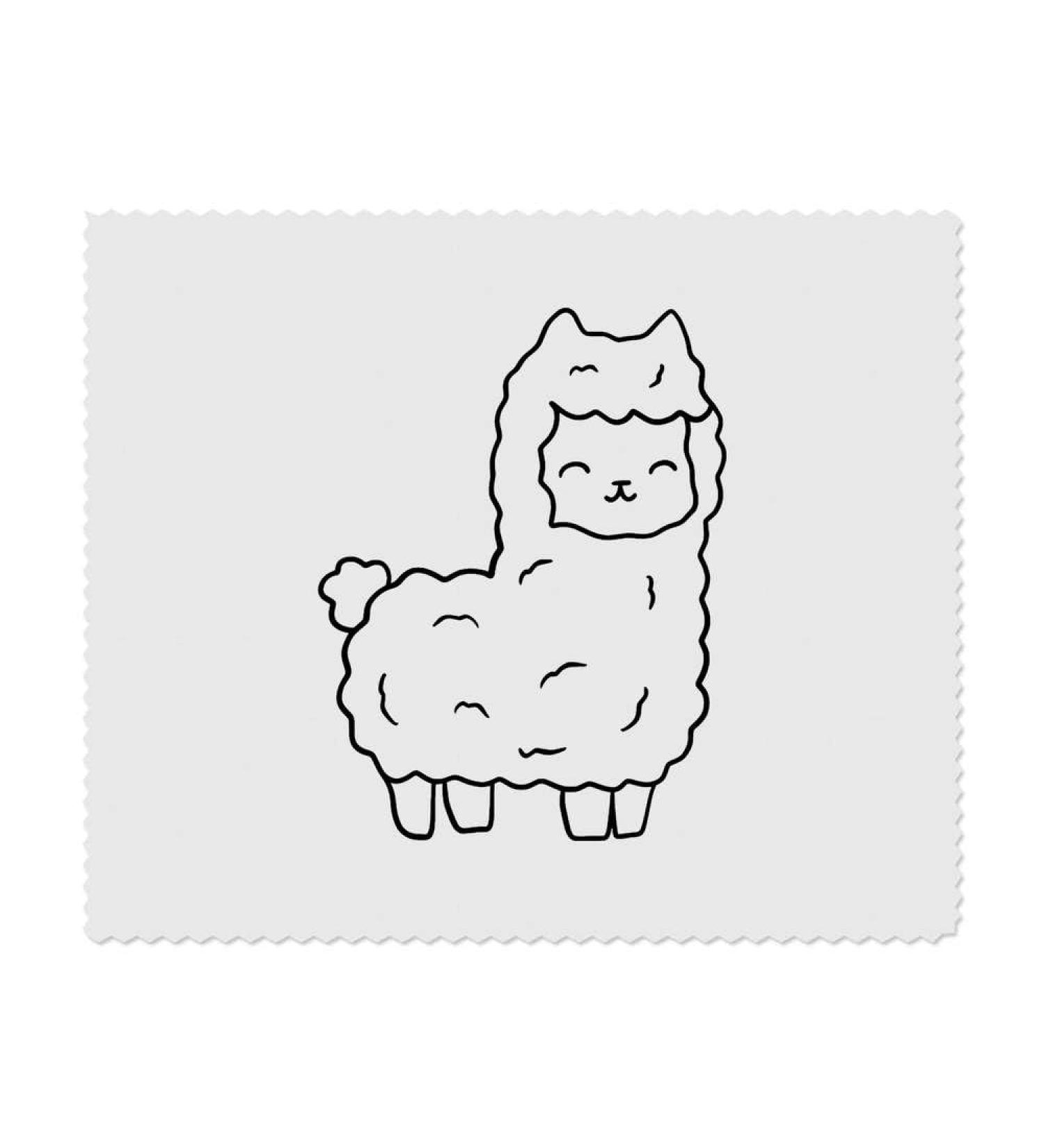 Buy Cute Lama Microfiber Glasses Cleaning Cloths - 2 Pack | Perfect for Eyewear Screens & More | International Shipping Available - Buy Online on GoSupps.com