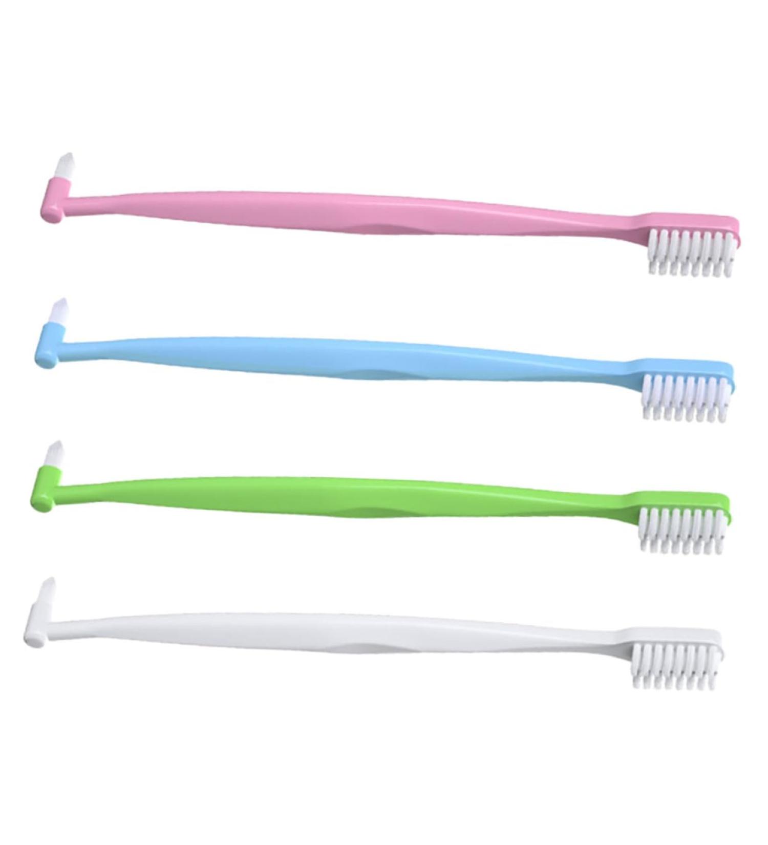 Buy Gleavi Double-Sided Travel Toothbrush Set - 4 Portable Manual Toothbrushes with Soft Bristles | Ideal Home Accessories for International Shipping - Buy Online on GoSupps.com