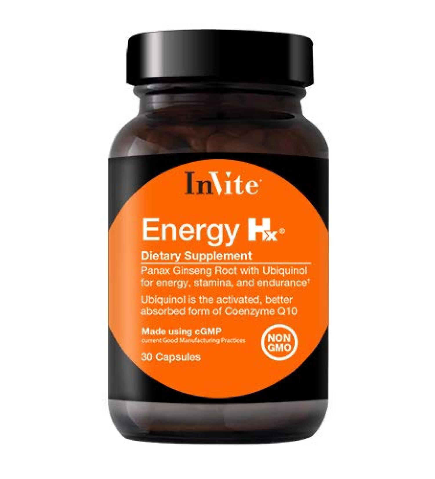 Invite Health Energy Hx - Support for Energy Stamina and Endurance - 30 Capsules - 30 Day Supply 1 - Buy Online on GoSupps.com