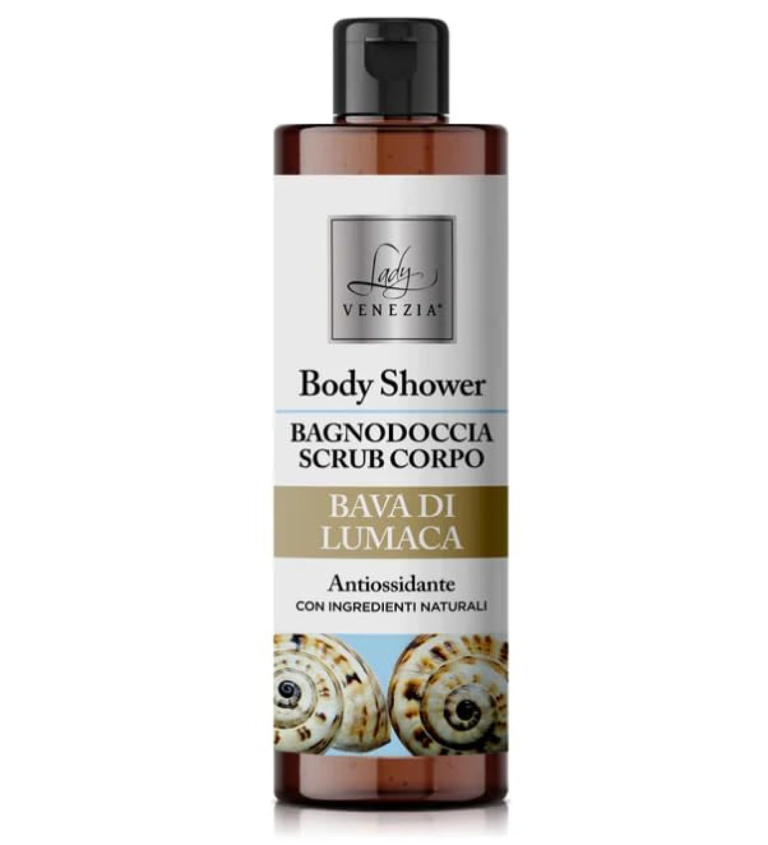 Lady Venezia Snail slime bathroom shower body scrub Body Shower Scrub 500 ml Lady Venezia Regenerating Exfoliating For soft and radiant skin