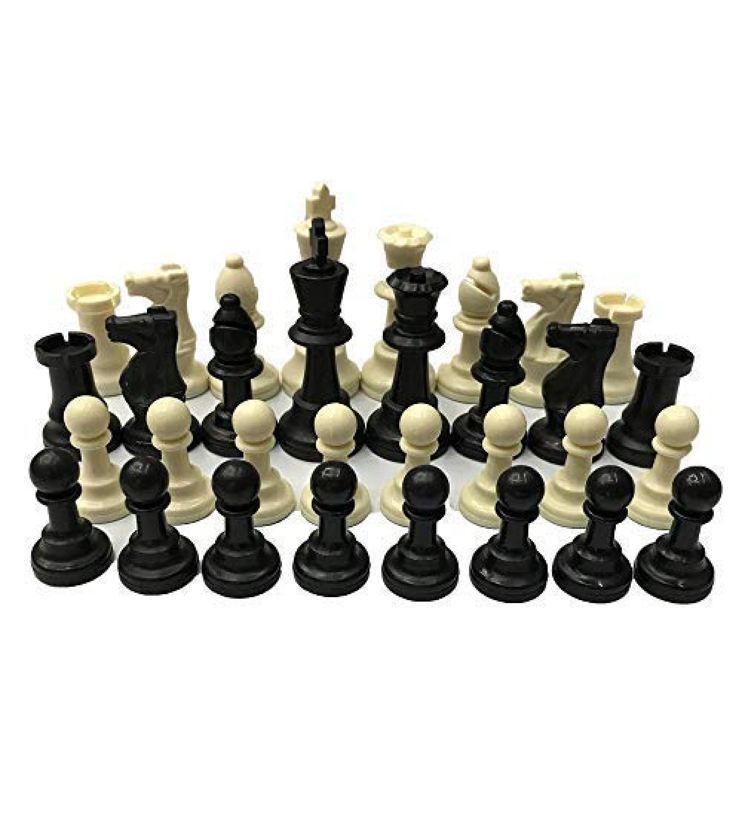 International Chess Wooden Chess Set 7.7cm King 32 Chess Pieces Figures Pawns Adults Children Tournament Game Toy Leisure Chess Toy - Buy Online on GoSupps.com