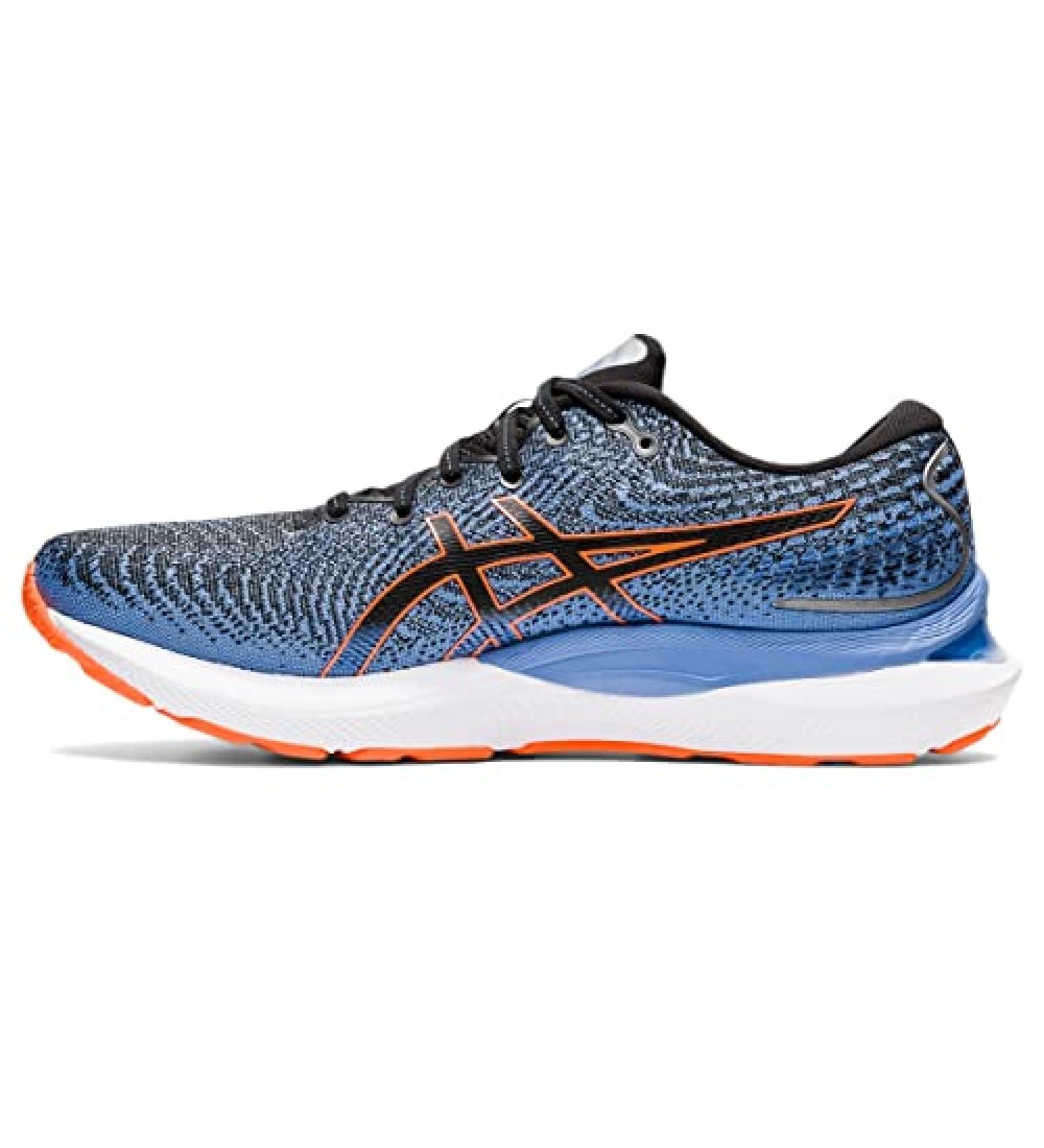 ASICS Men's Gel-Cumulus 24 Running Shoes 10 Black/Shocking Orange - Premium Performance Footwear - Buy Online on GoSupps.com