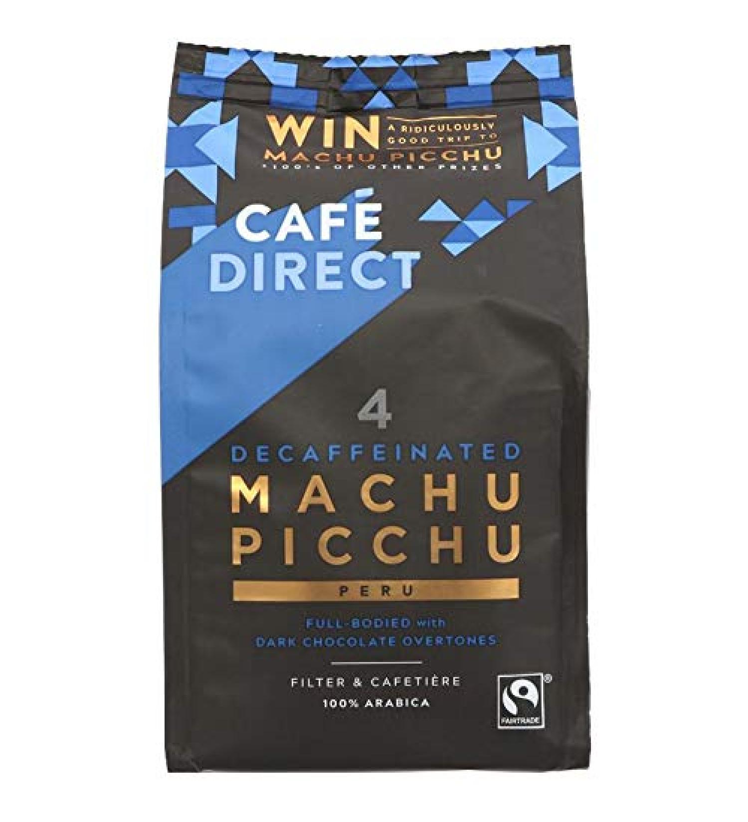 Cafedirect Machu Picchu Decaffeinated 227g (Pack of 6)