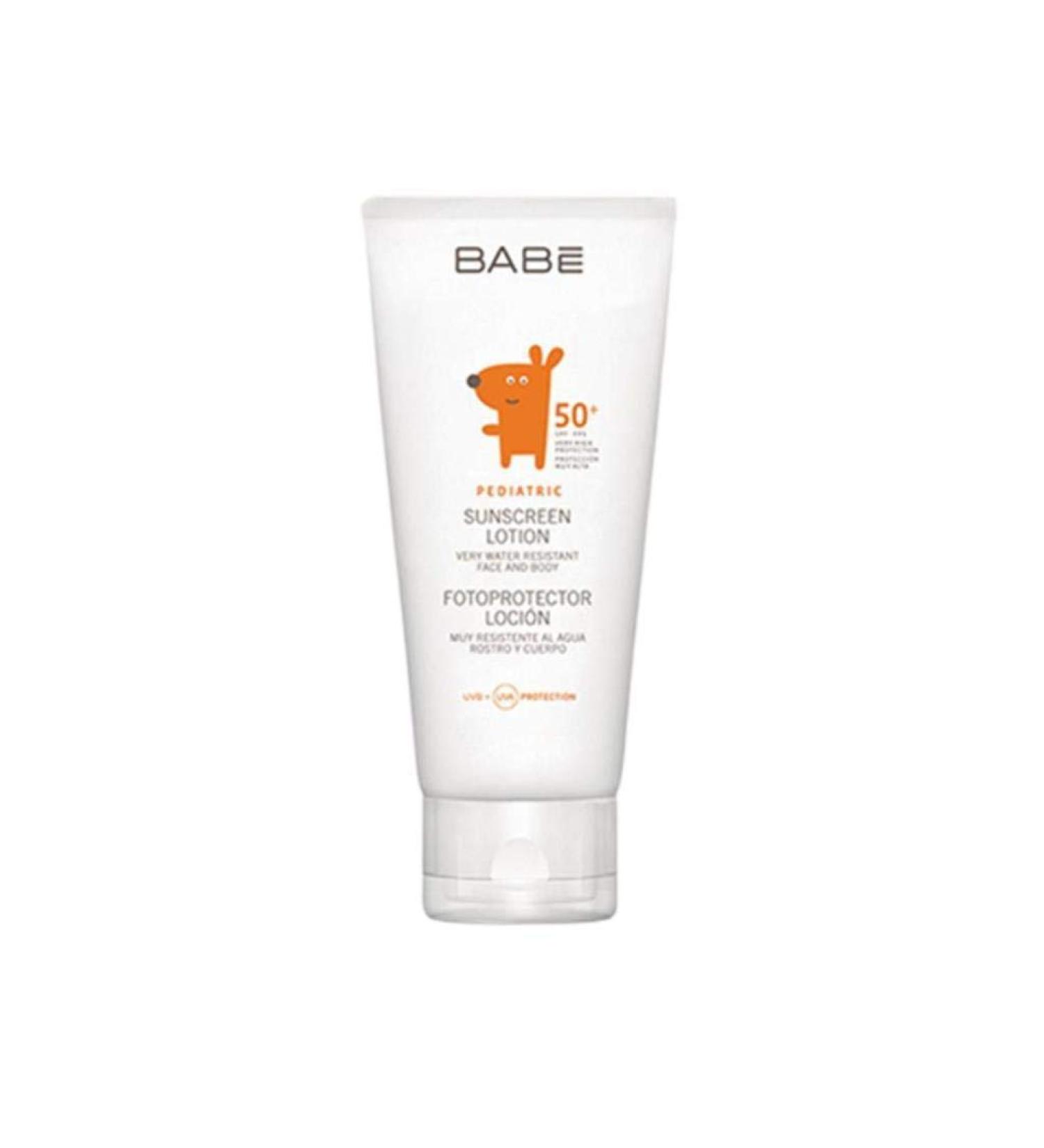 Buy Laboratorios Babe Pediatric Sun Screen Lotion SPF 50+ - 100ml | Best International Shipping - Buy Online on GoSupps.com