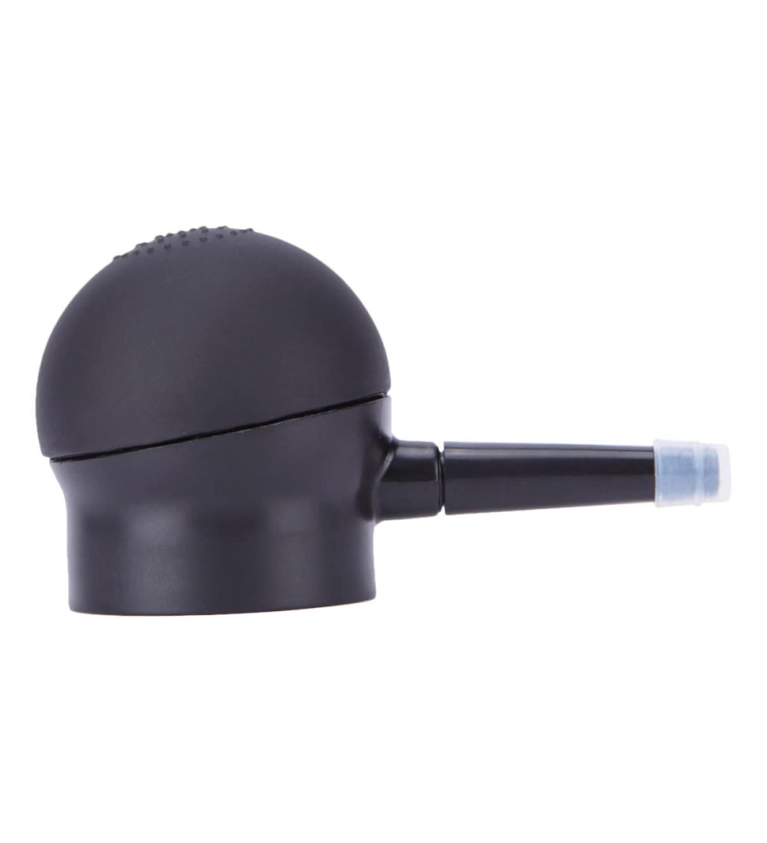 MUSISALY 1pc Silicone Nozzle Hairdressing Sprayer Hair Fibers Pump Powder Spray Bottle Plastic Abs Black - Buy Online on GoSupps.com