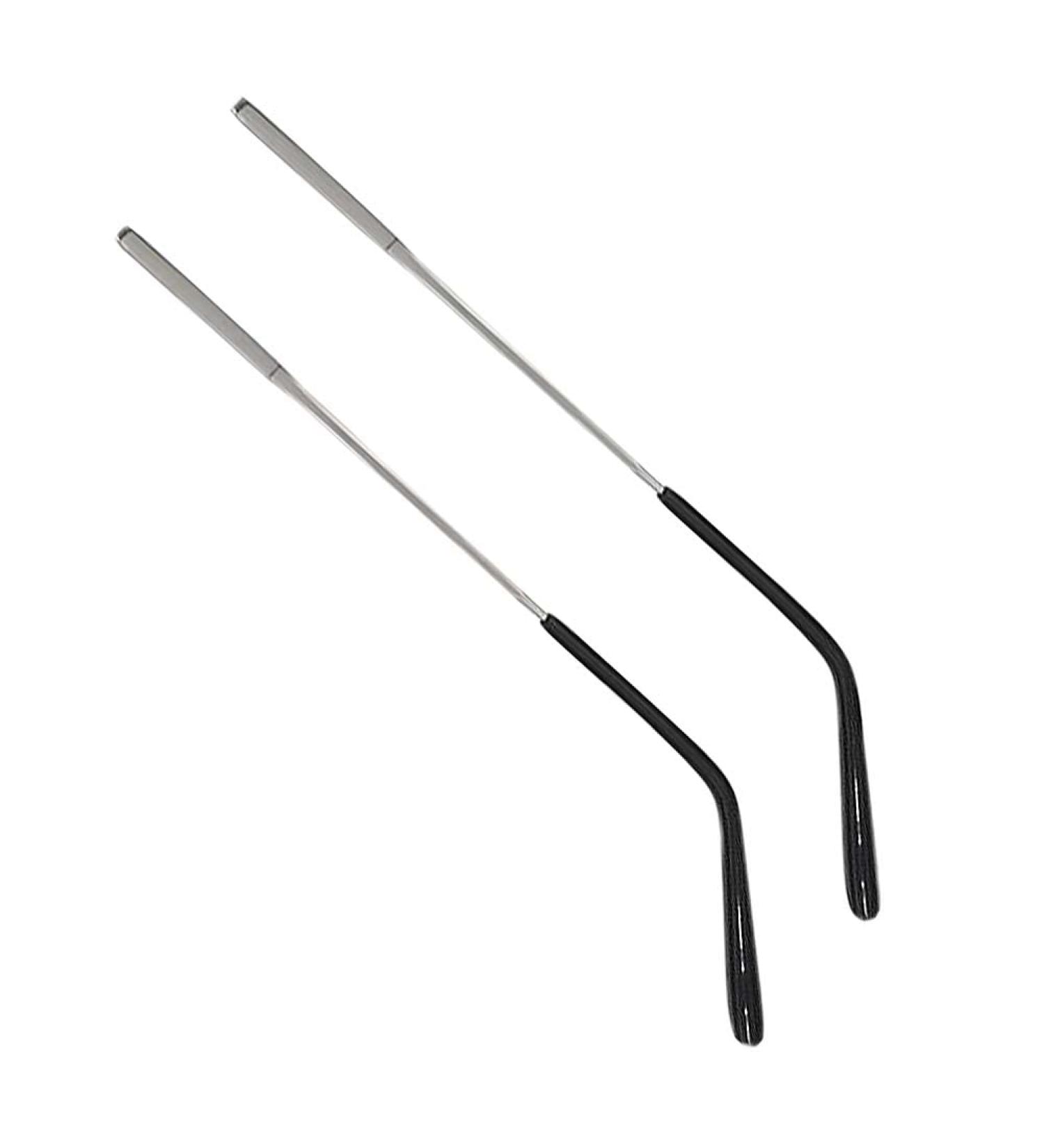 Dookaa Silver Glasses Brackets & Spare Parts - Metal Glasses Brackets for Sunglasses Repair - Double Tooth Spacing 1mm - Buy Internationally - Buy Online on GoSupps.com
