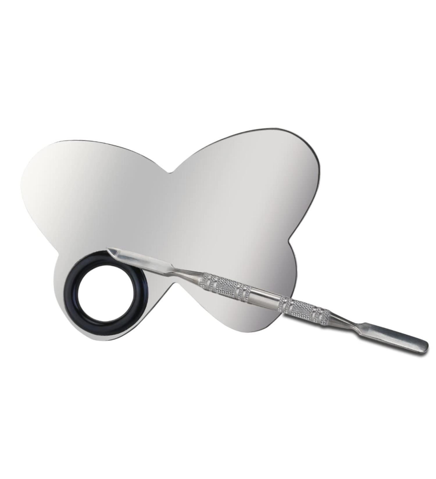 DOITOOL Gel Nail Polish Mini Tool Makeup Foundation Nail Art Spatula Mini Nail Art White Watercolor Nail-art Palette Stainless Steel Nail Cosmetic Nail Palette Makeup Tools Mix medium As Shown - Buy Online on GoSupps.com