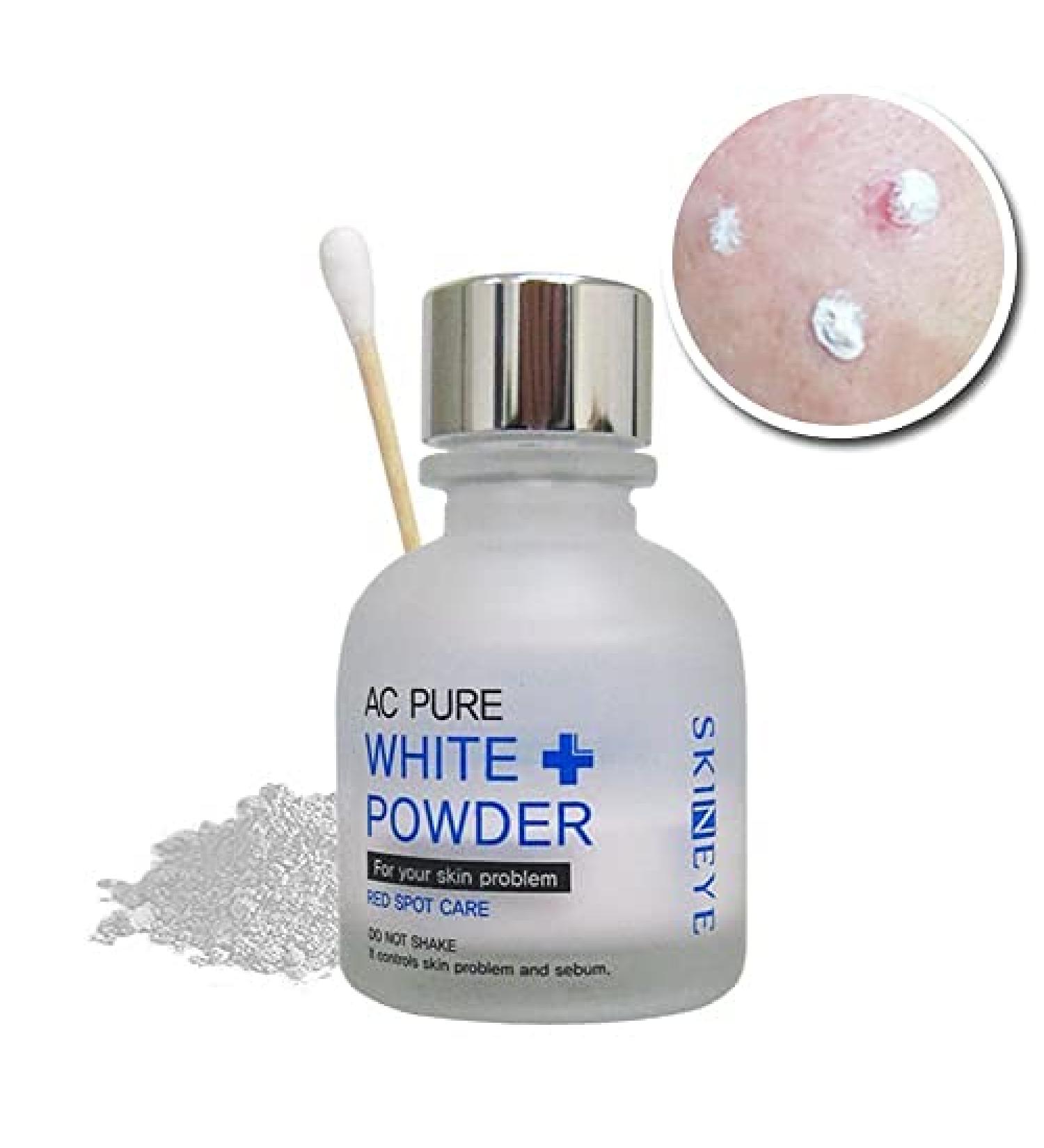 SKINEYE AC Pure White Powder - Brightening and Clarifying Formula - Buy Online on GoSupps.com
