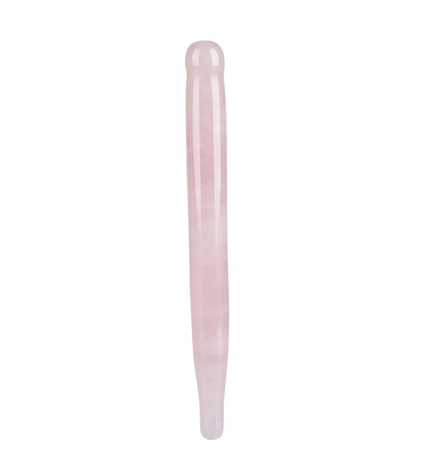 Buy Rose Quartz Massage Stone - Natural Polished Crystal Stick for Health & Relaxation | International Shipping - Buy Online on GoSupps.com