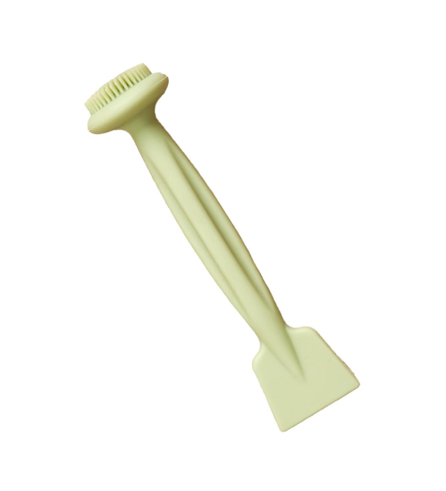 Makeup Remover Brush for Face Mud Film Applicator Brush - Double Head Mud Washing Brush for Women Male Skin Care Helper Travel Use - Buy Online on GoSupps.com