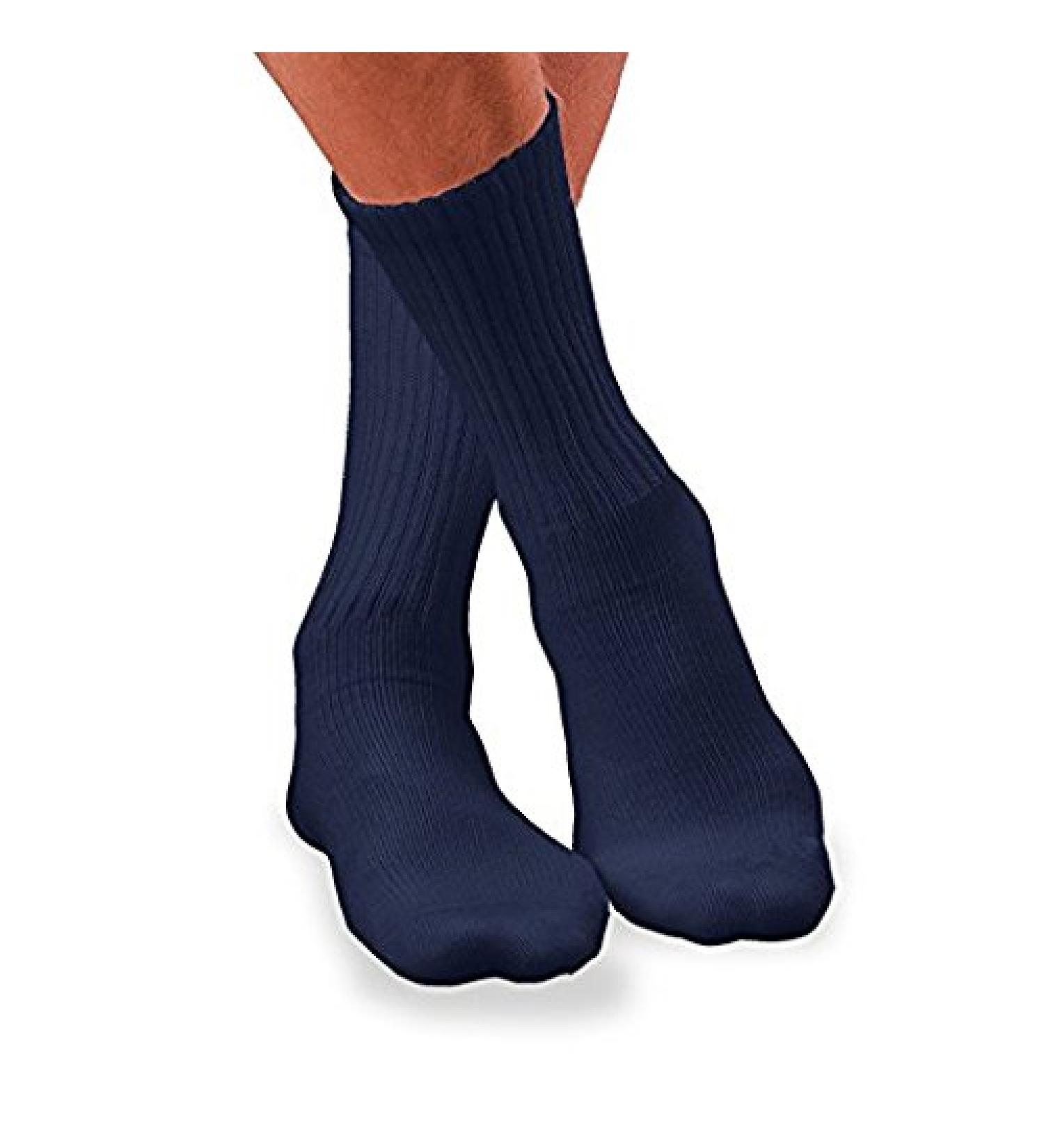 BSN Medical 110846 JOBST Sensifoot Diabetic Sock Crew Style Closed Toe Small Navy