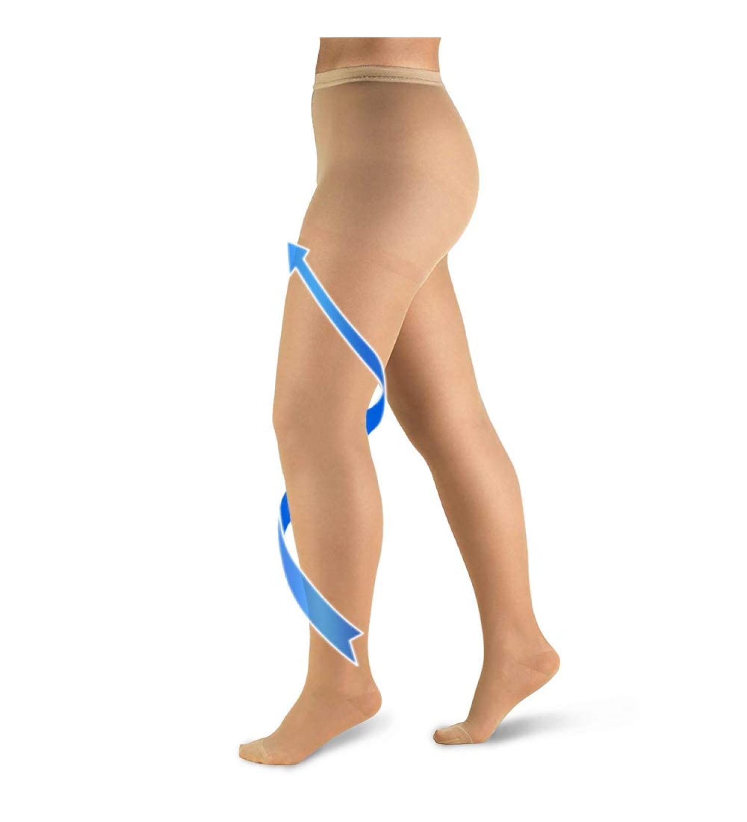 Shop Varicose Veins Compression Pantyhose Stocking 20-30 mmHg - Closed Toe Support Hose in Beige XXL | International Shipping Available - Buy Online on GoSupps.com