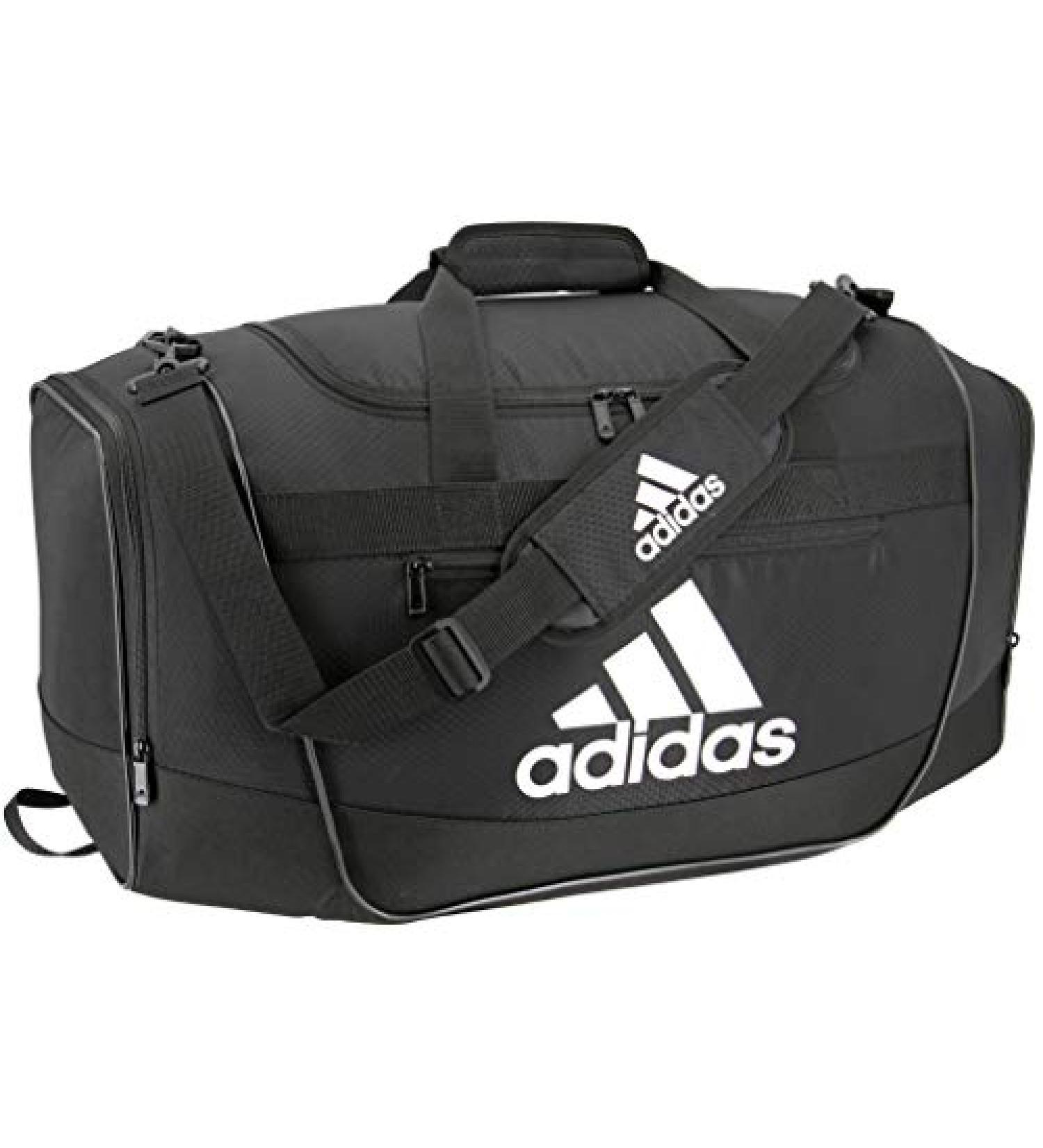 adidas Defender 3 Large Duffel Bag - Black/White | One Size - Buy Online on GoSupps.com