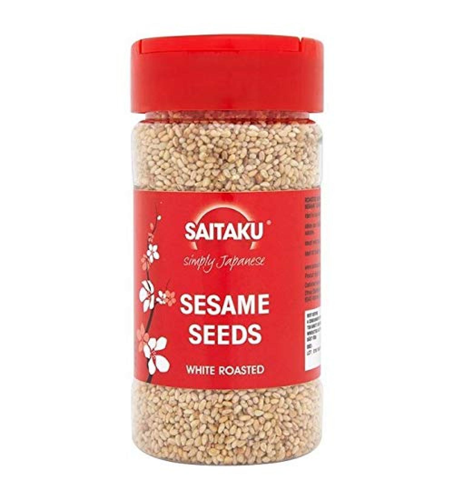 6X Saitaku Roasted White Sesame Seeds 95g